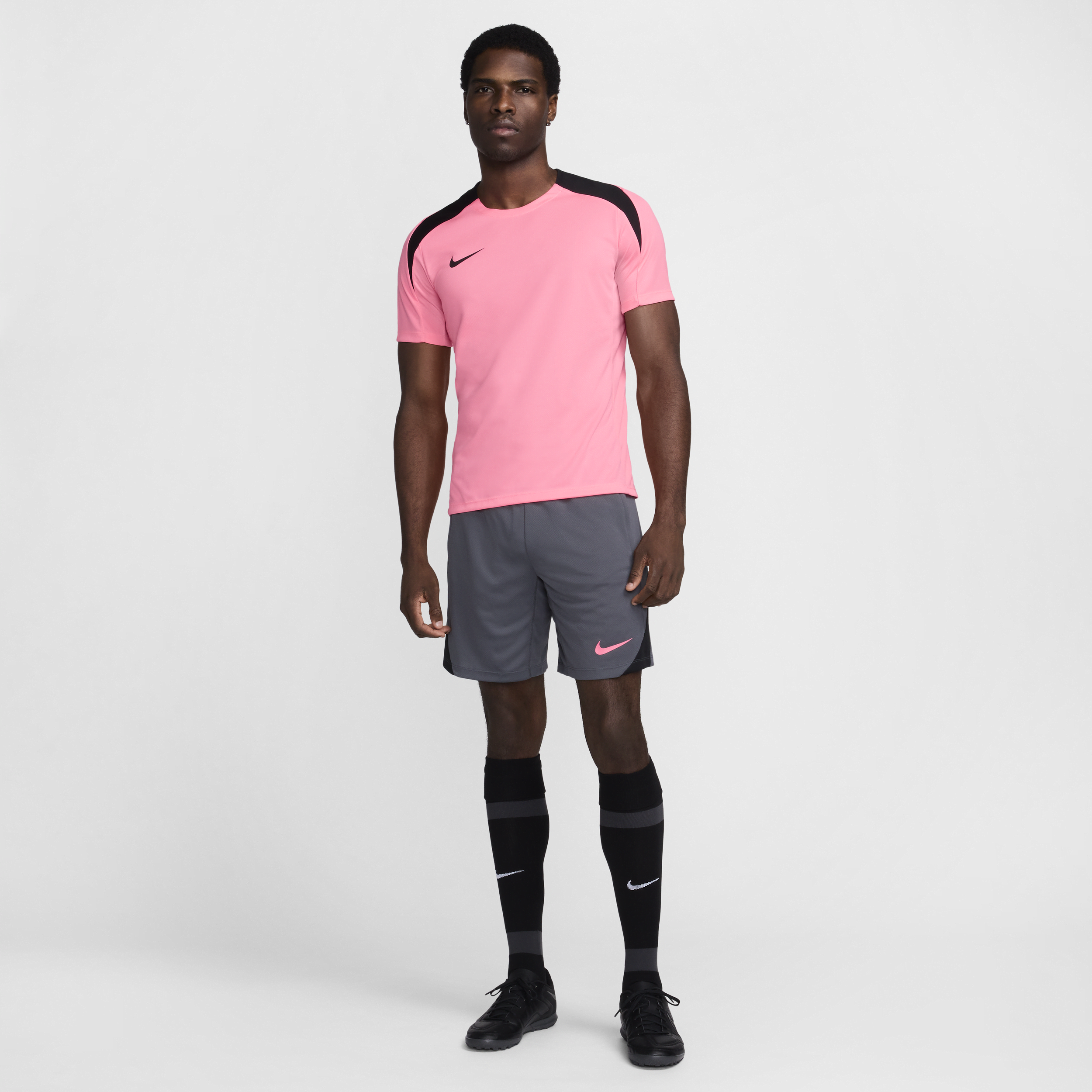 Nike Strike voetbaltop met Dri-FIT en korte mouwen voor heren Roze