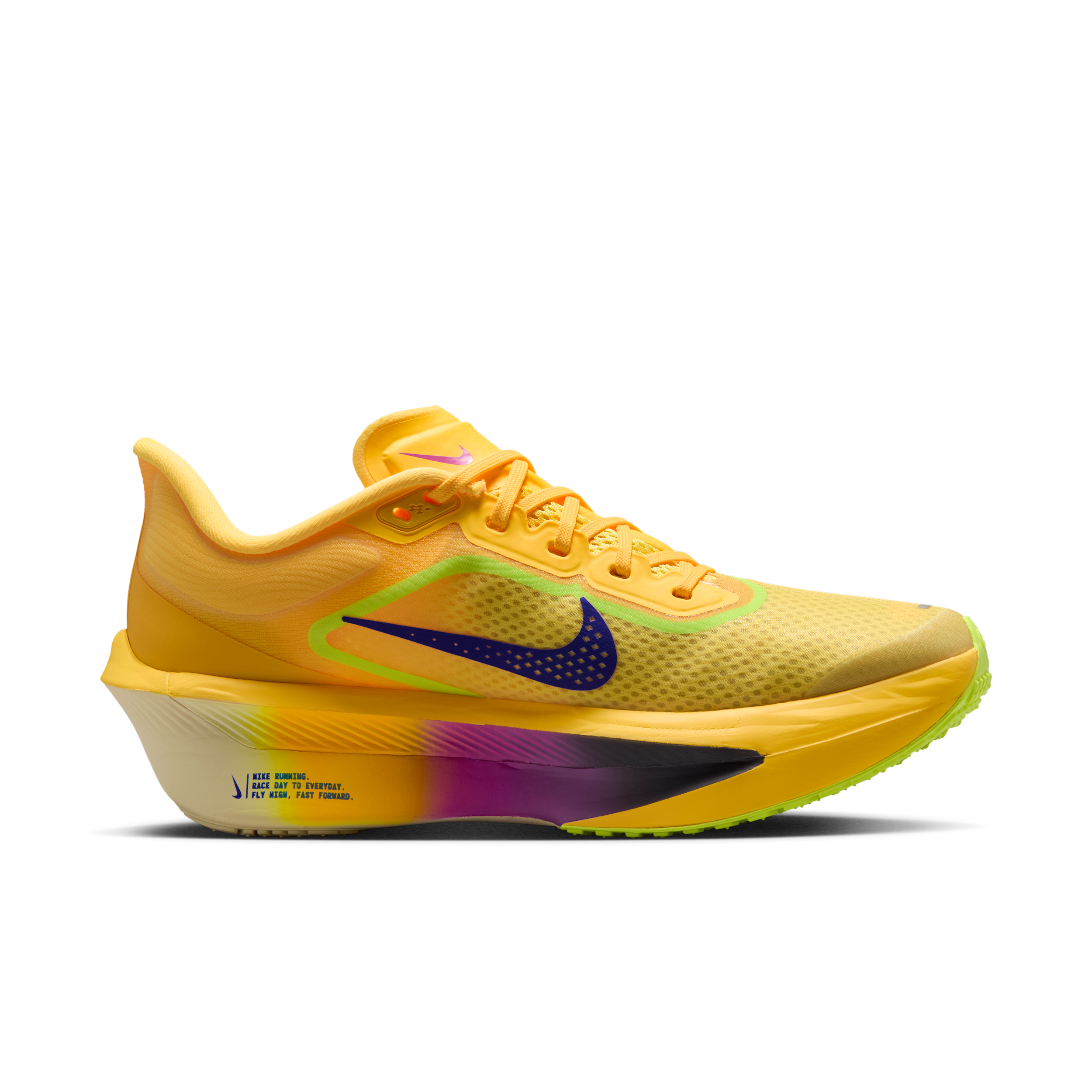 Nike Zoom Fly 6-konkurrenceløbesko til vej til kvinder - gul - FN8455-800