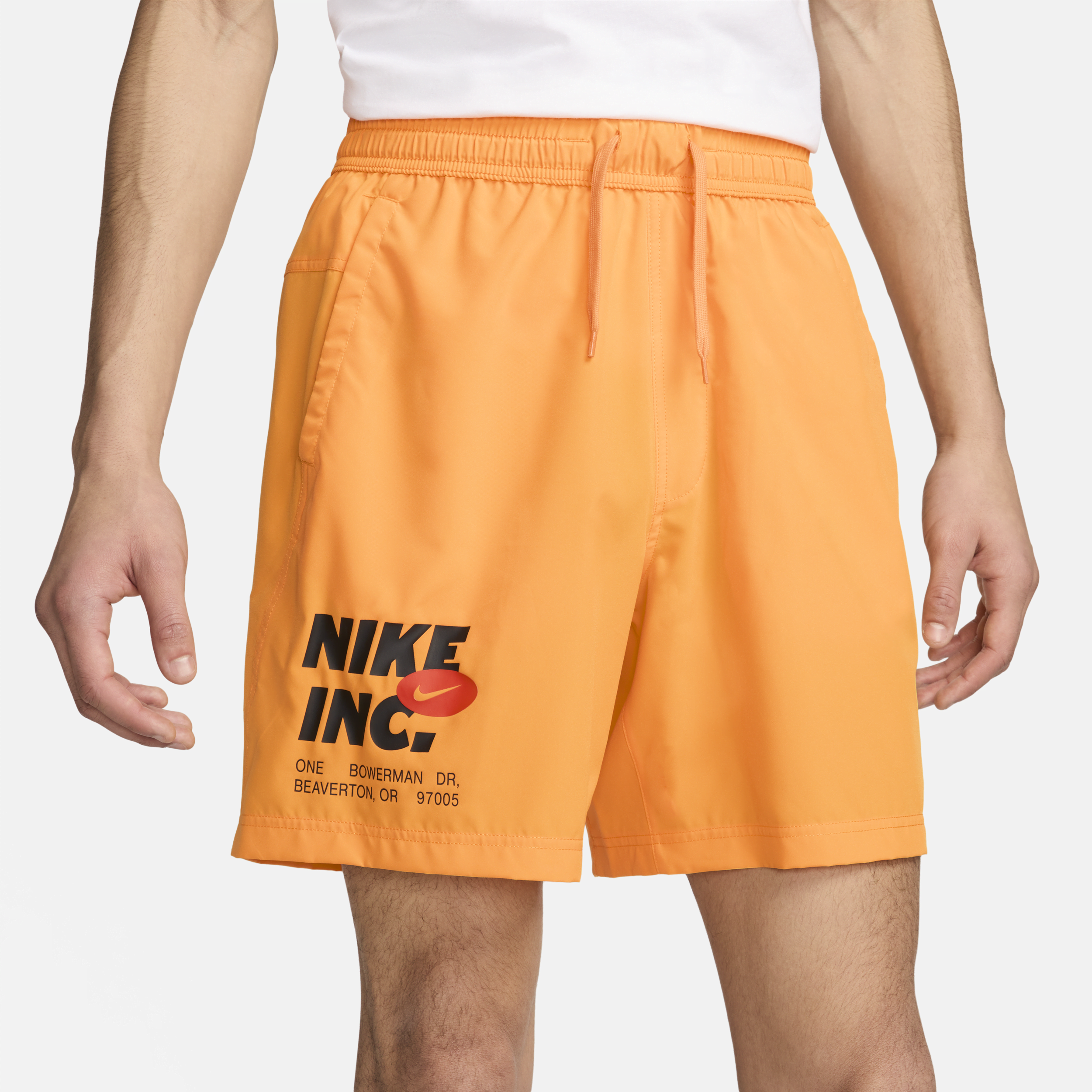 Nike Form Dri-FIT niet-gevoerde fitnessshorts voor heren (18 cm) Geel