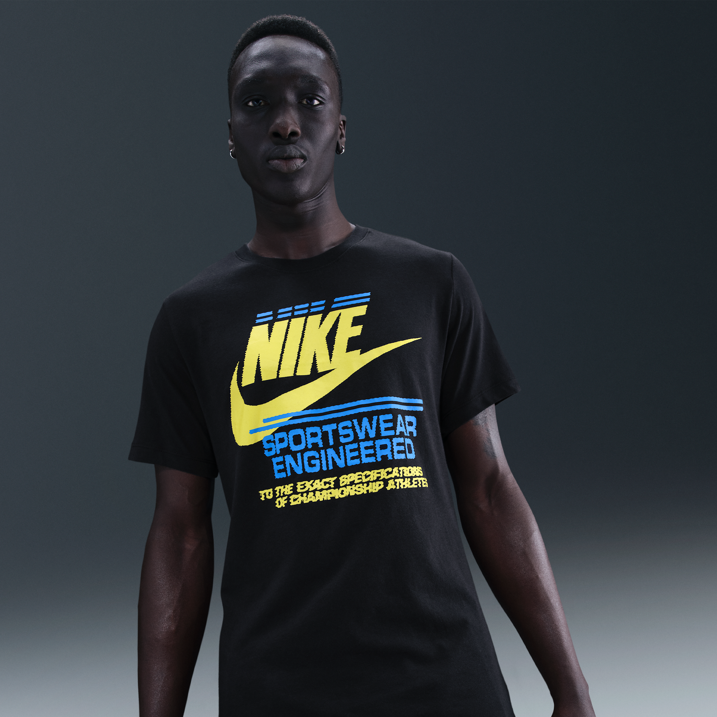 Thumbnail - Nike Herren-T-Shirt - Schwarz