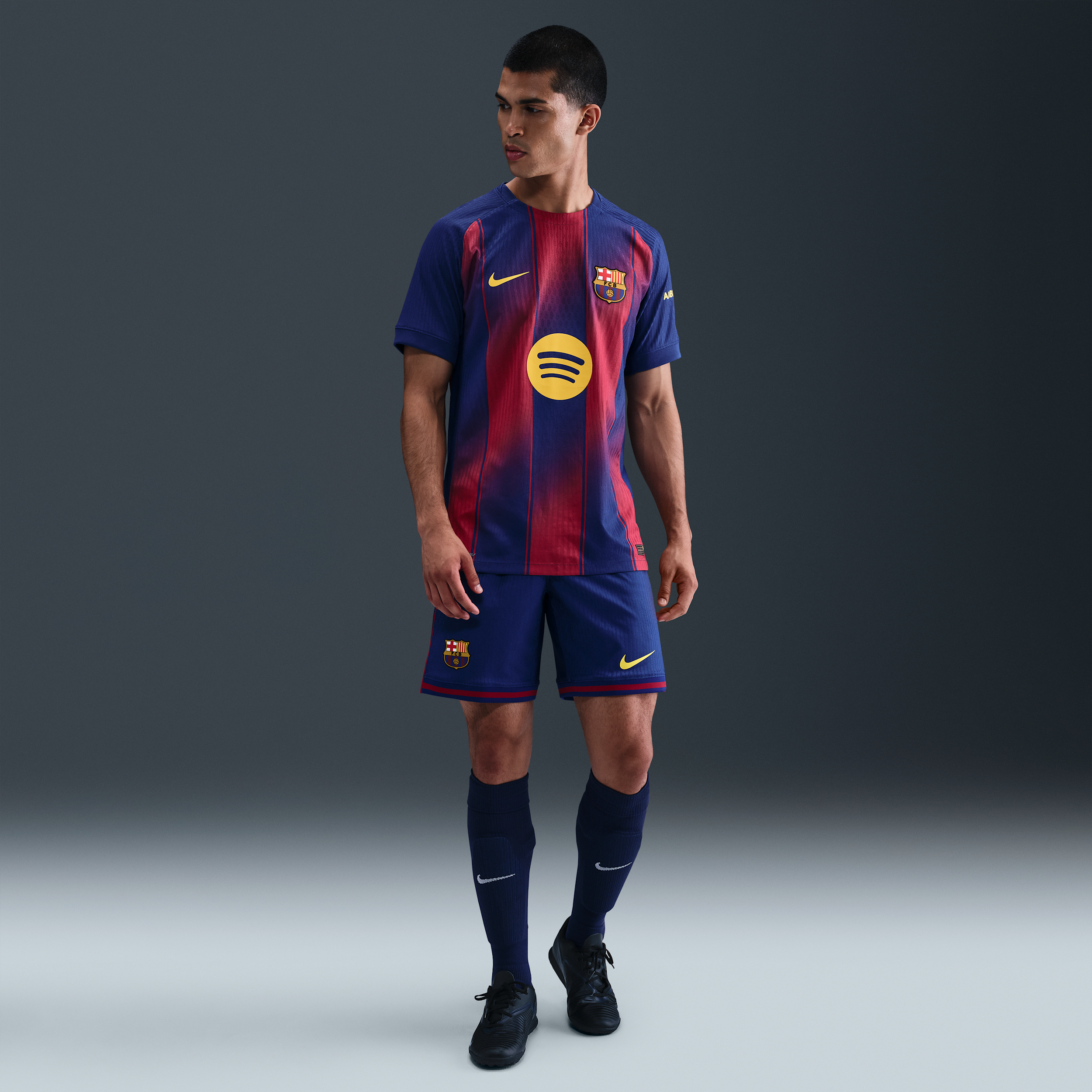 Nike FC Barcelona 2025 26 Match Thuis Dri-FIT ADV authentiek voetbalshirt voor heren Blauw