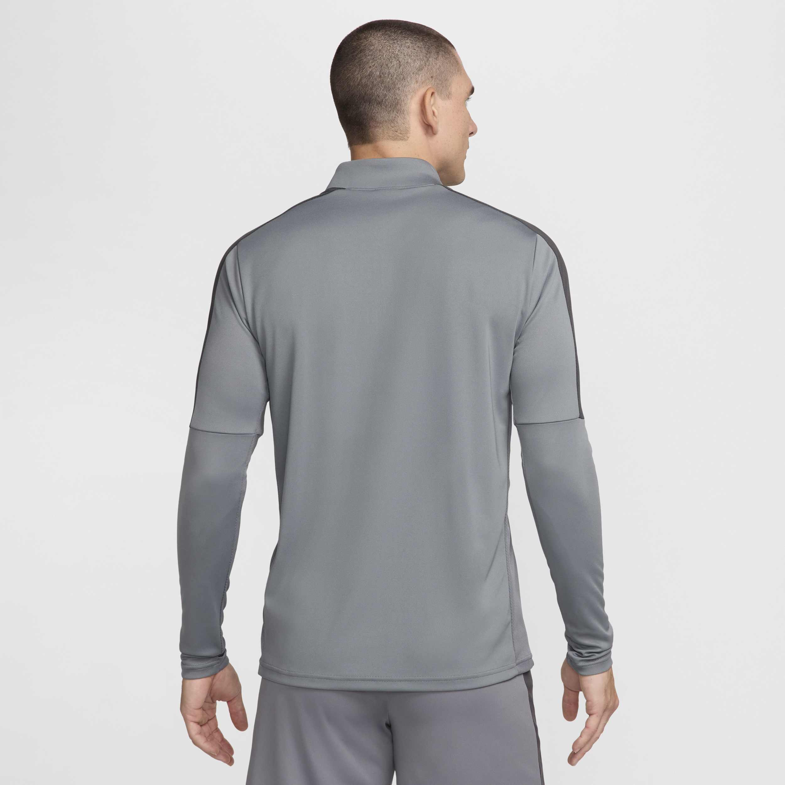 Haut de foot à demi-zip Dri-FIT Nike Academy pour homme - Gris