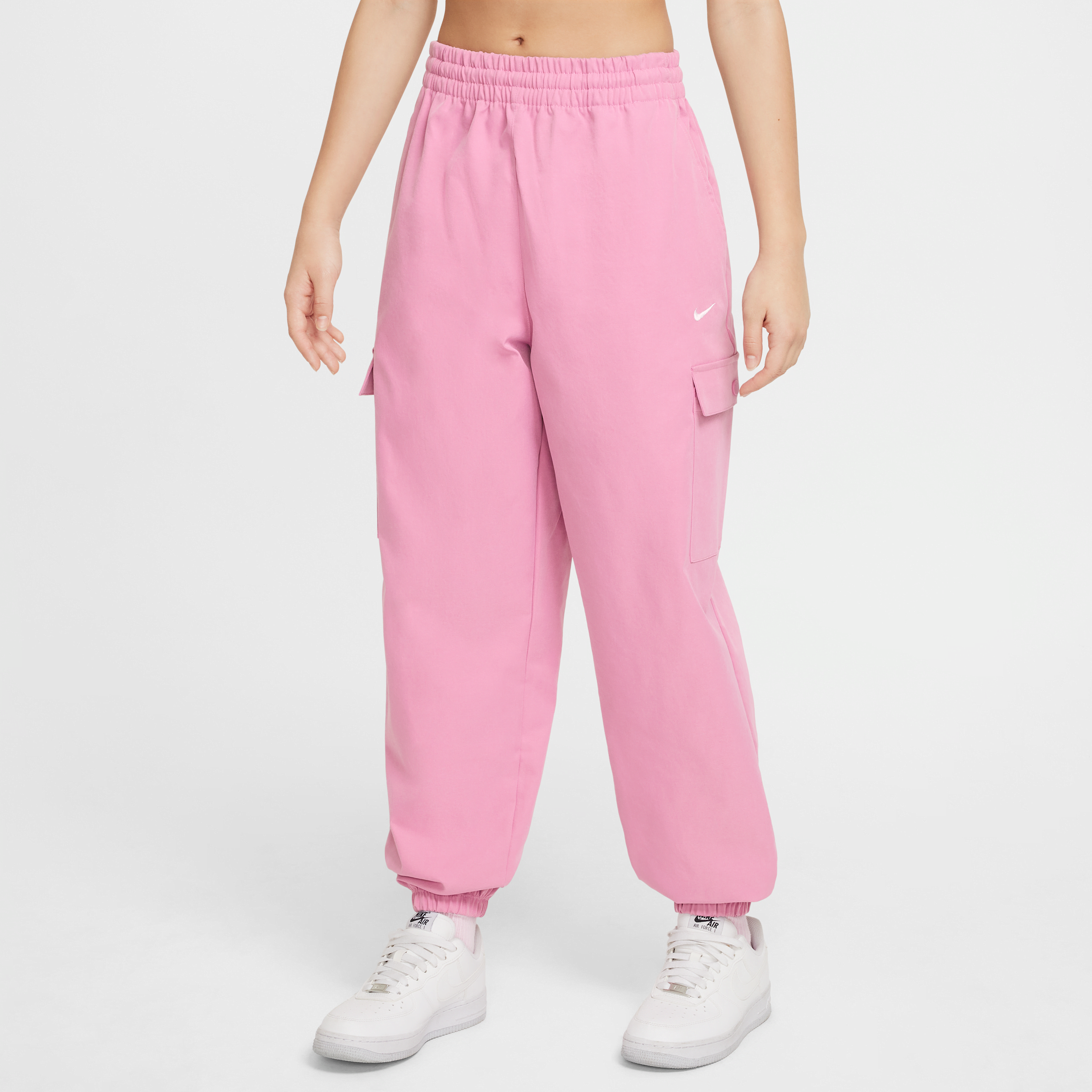 Pantalon cargo Nike Sportswear pour fille - Rose