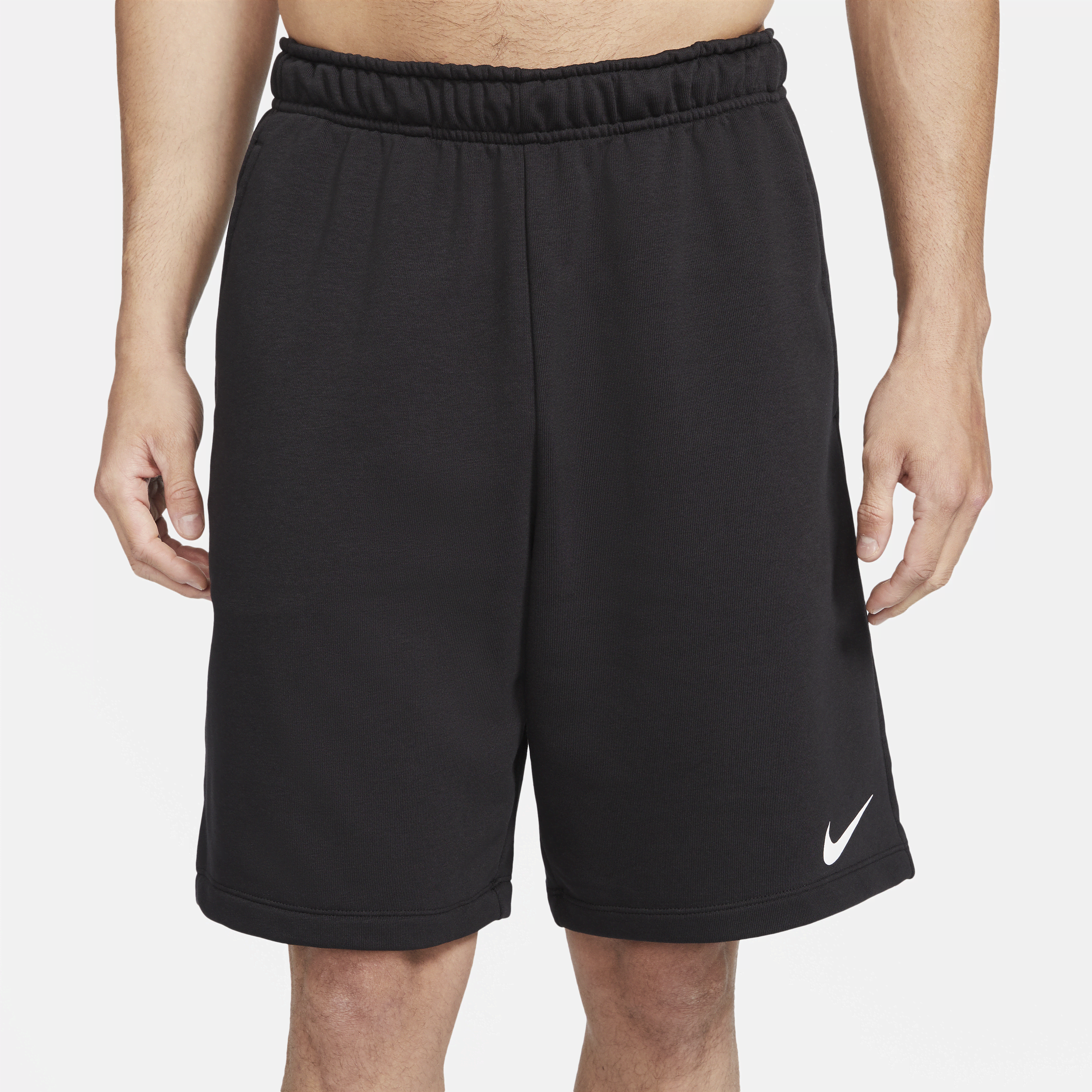 Short de fitness en tissu Fleece Dri-FIT Nike Dry pour homme - Noir