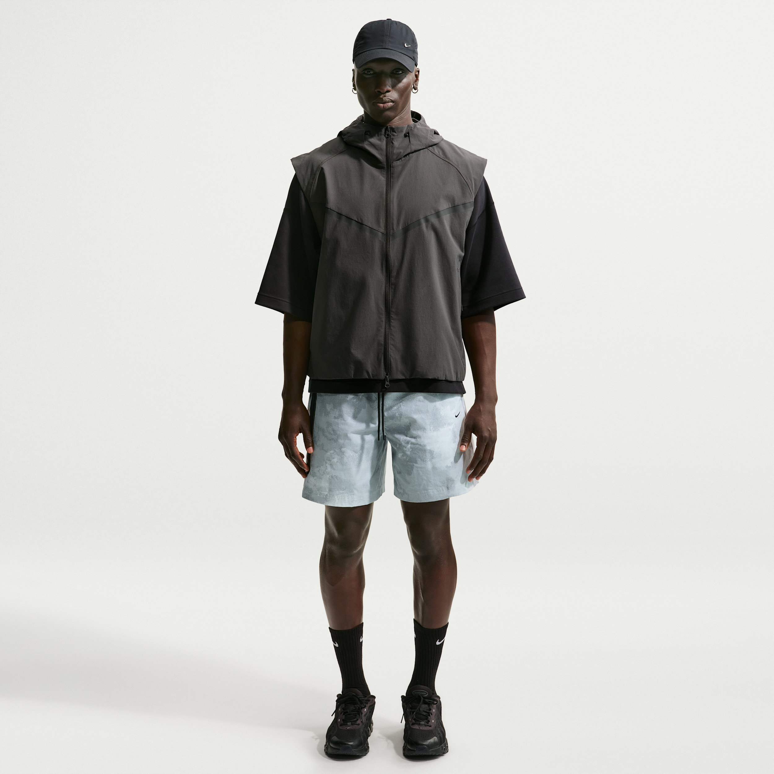 Shorts in tessuto Dri-FIT Nike Tech – Uomo - Grigio