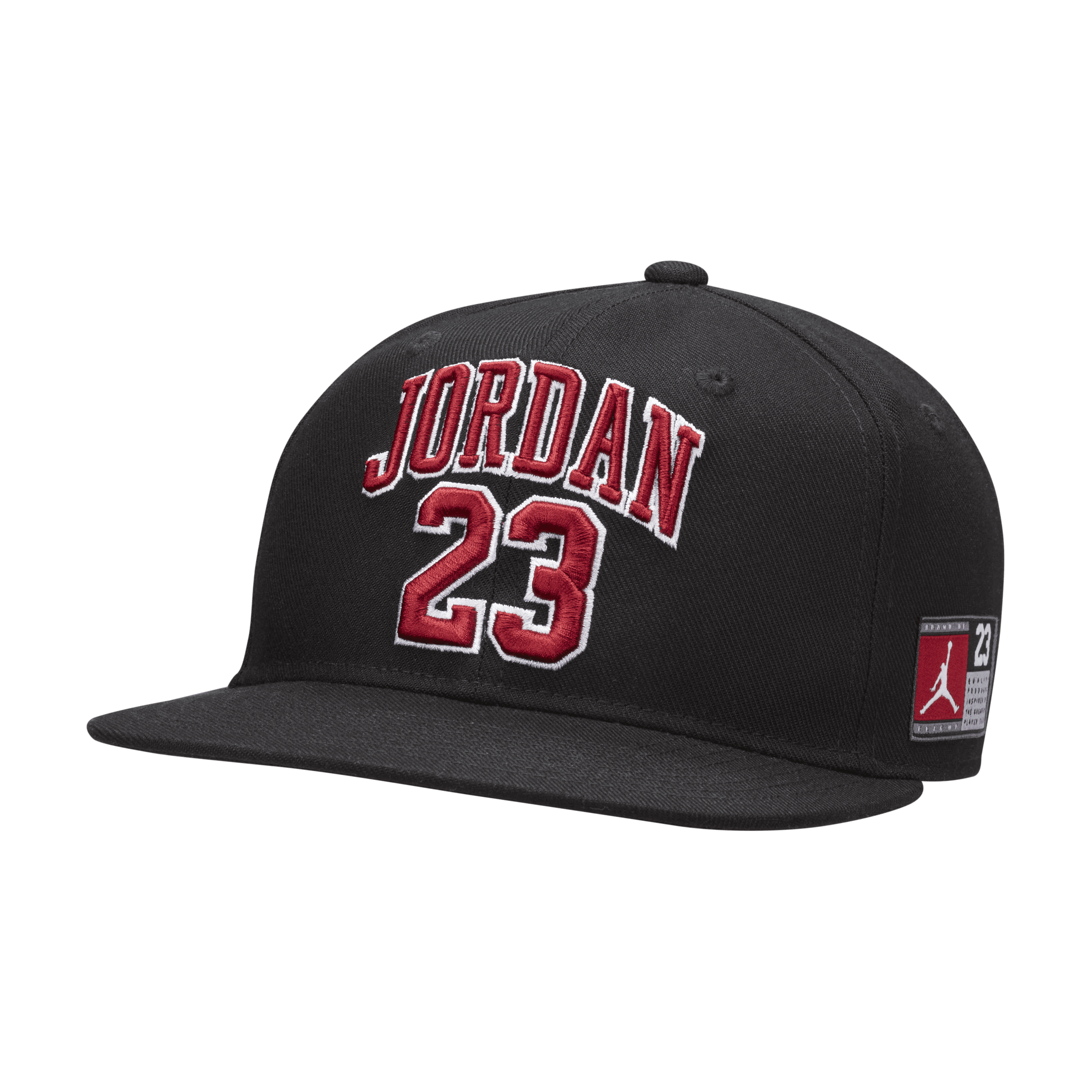 Jordan Jersey Flat Brim Cap kinderpet Zwart