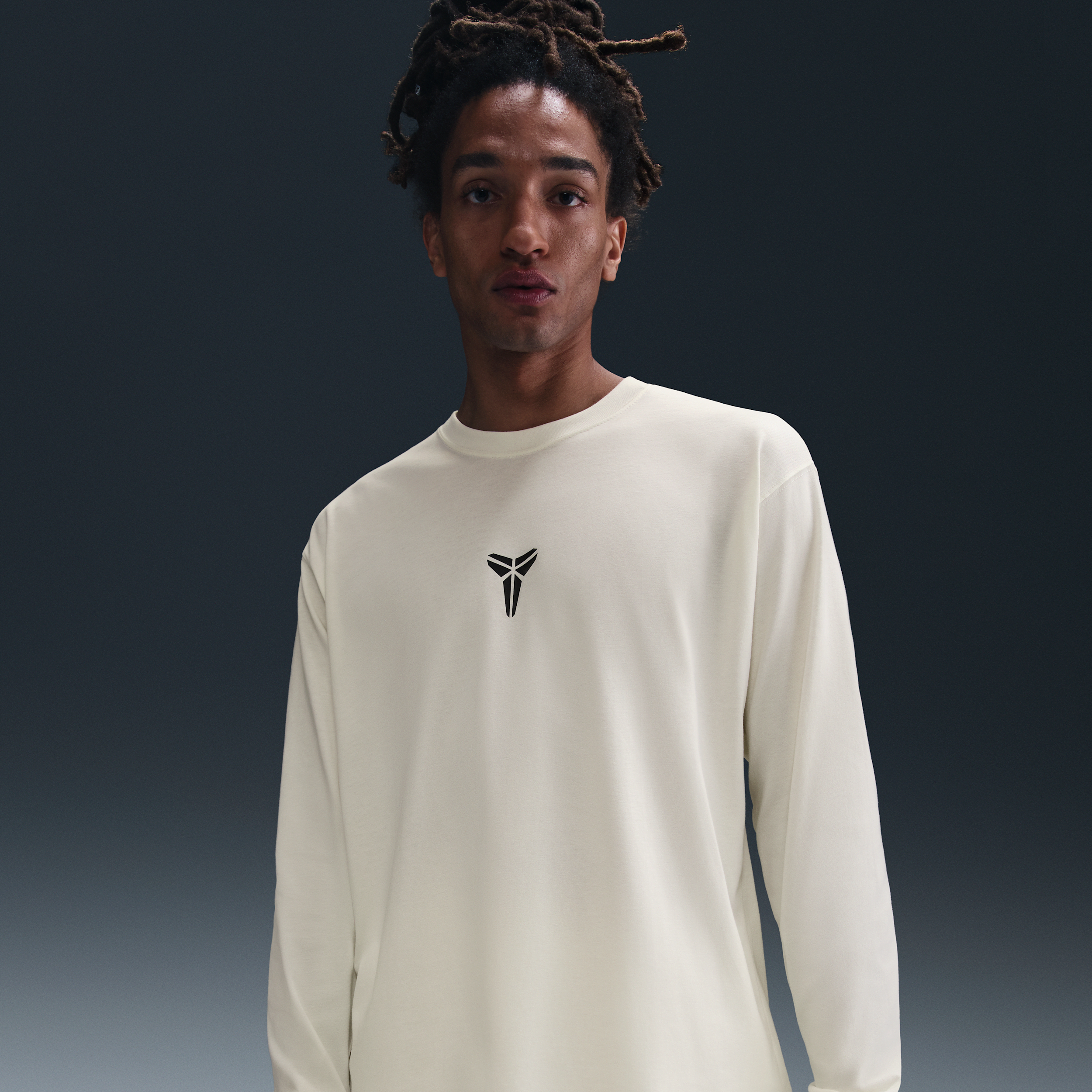 T-shirt à manches longues Max90 Kobe pour homme - Blanc