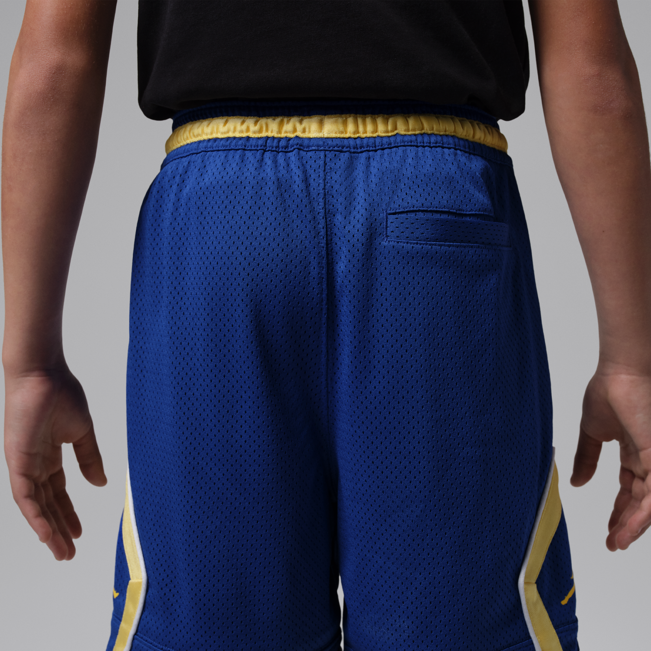 Thumbnail - Jordan Essentials Dri-FIT P6 Mesh Diamond Shorts (ältere Kinder) - Blau