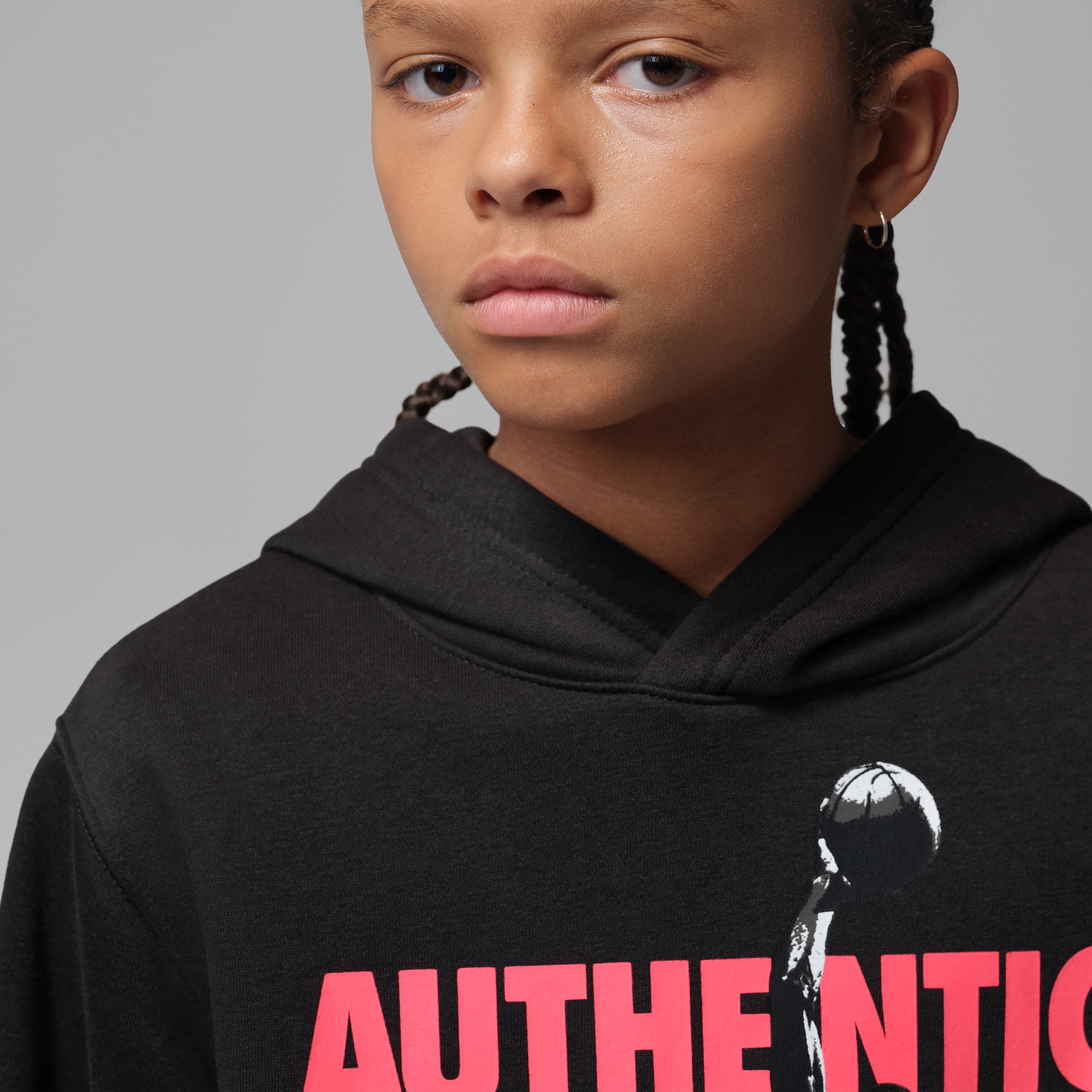 Thumbnail - Authentischer Jordan Hoodie (ältere Kinder) - Schwarz