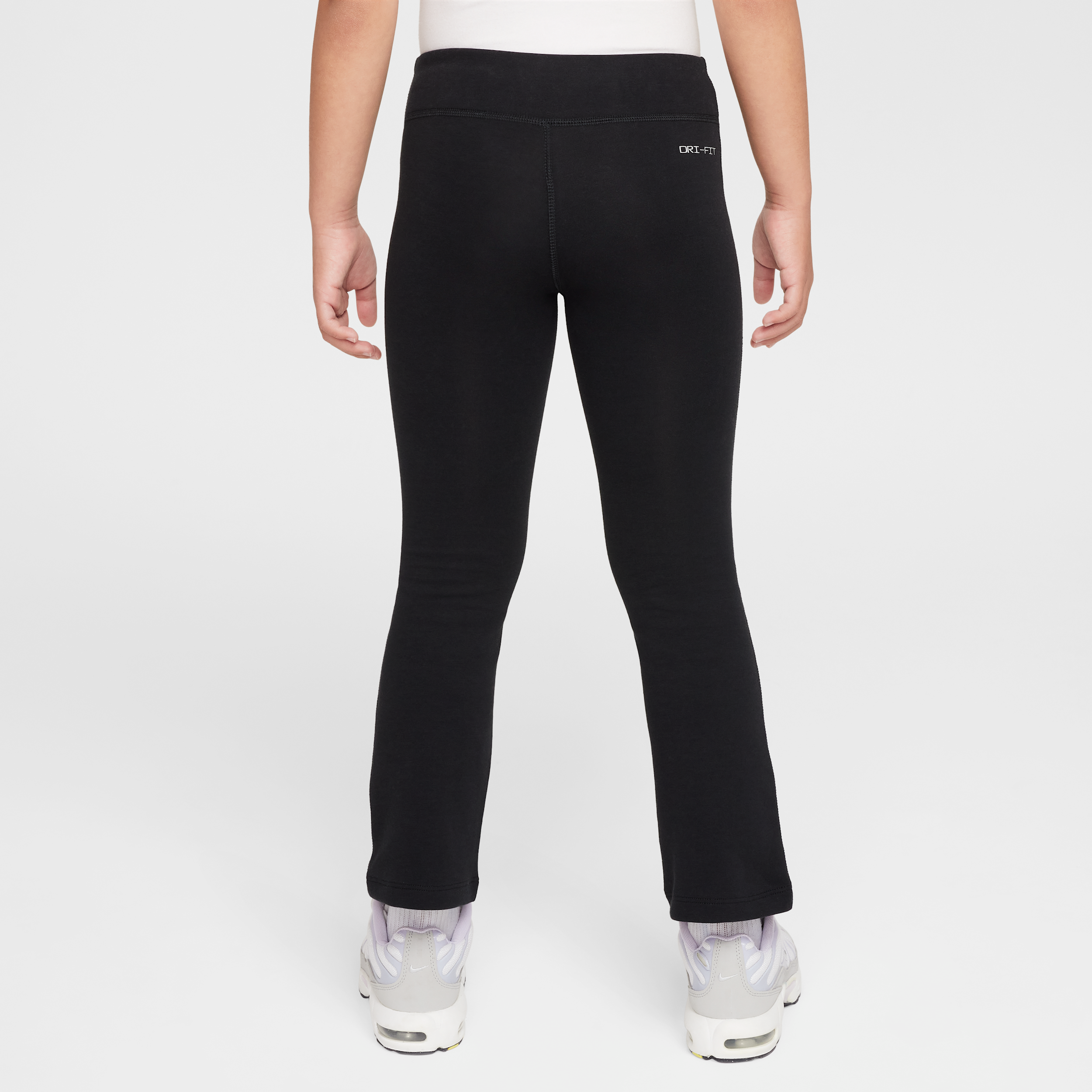 Thumbnail - Nike Dri-FIT-Leggings mit ausgestelltem Bein (jüngere Kinder) - Schwarz