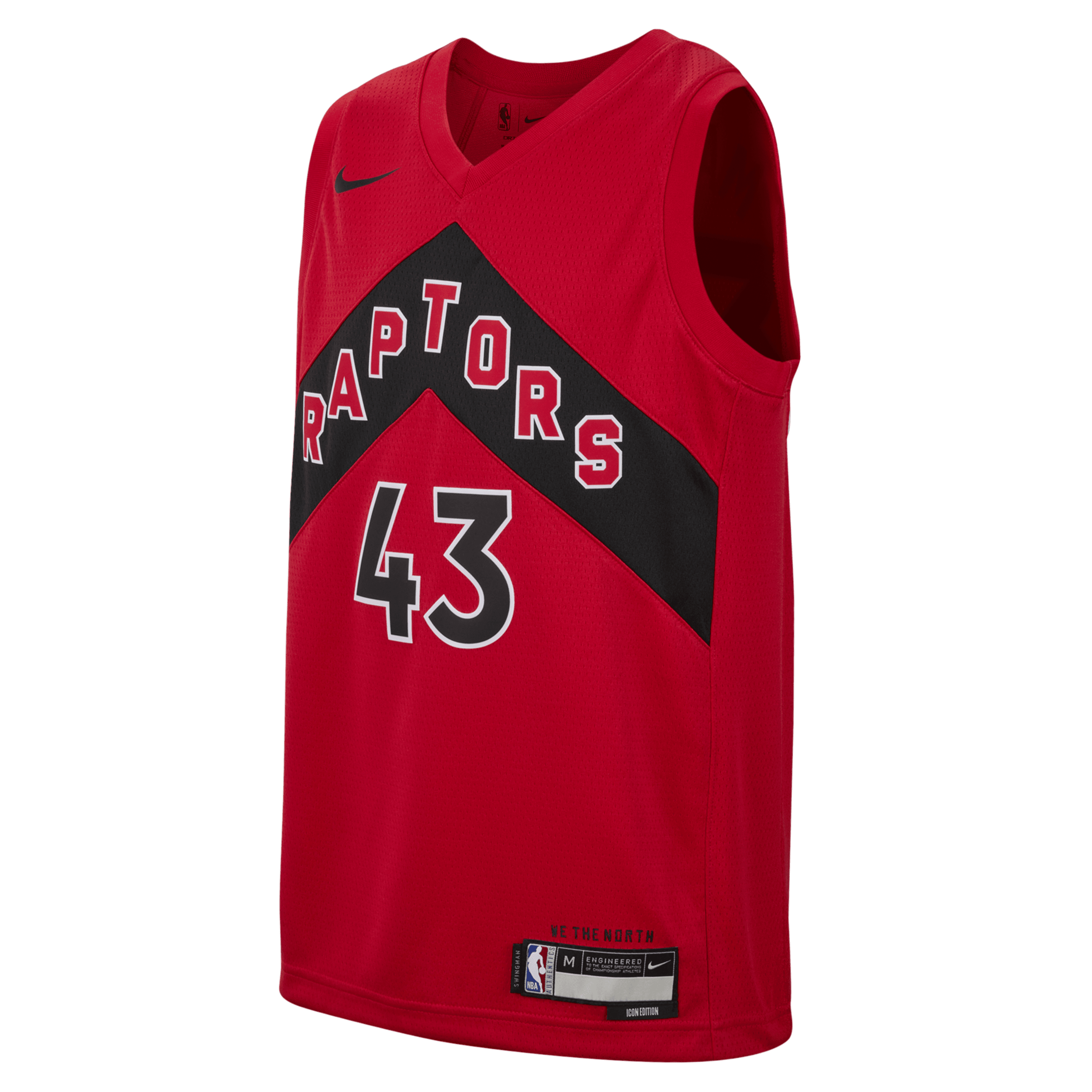 Maillot Nike Dri-FIT NBA Swingman Pascal Siakam Toronto Raptors Icon Edition 2022/23 pour ado - Roug