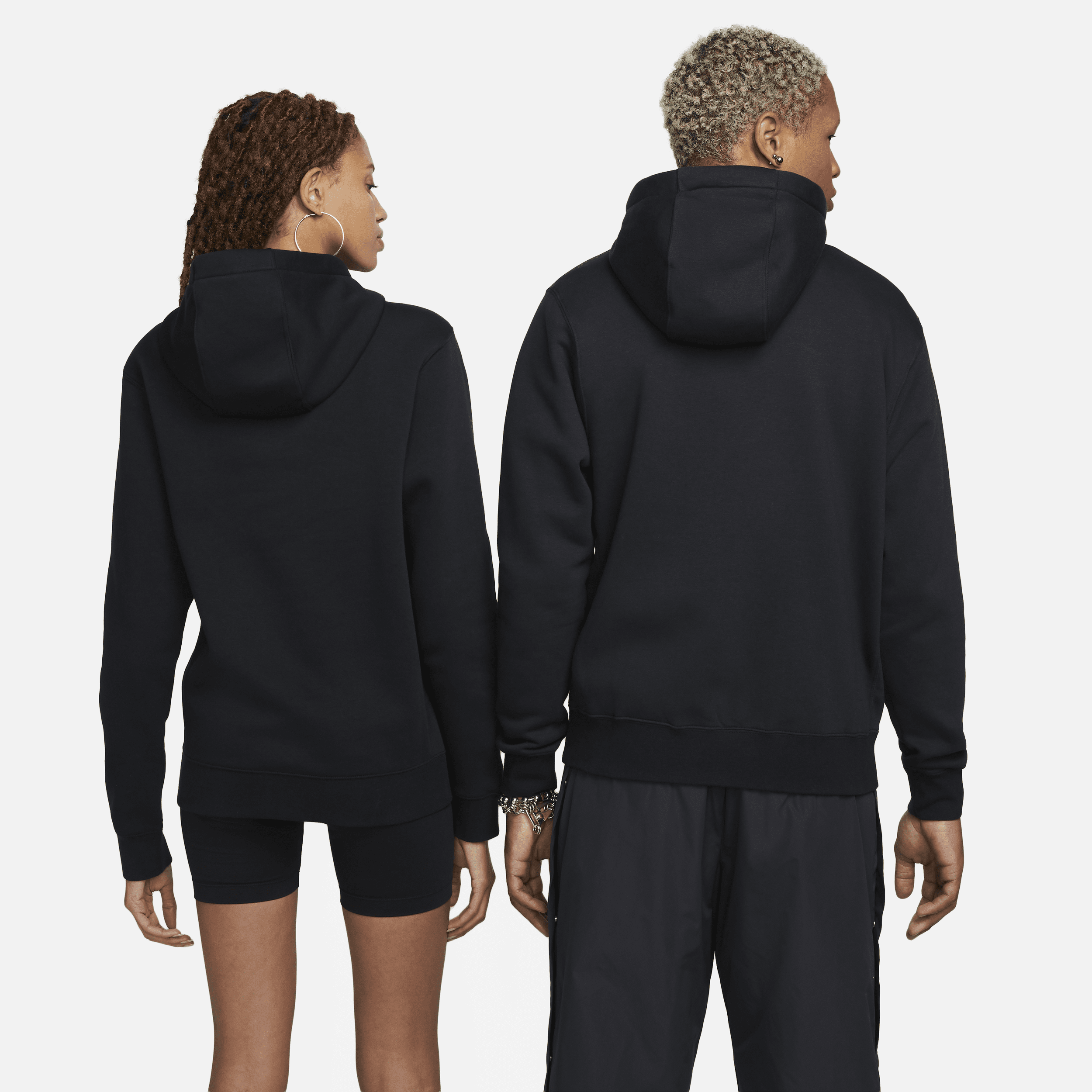 Sweat à capuche et zip Nike Sportswear Club Fleece pour Homme - Noir