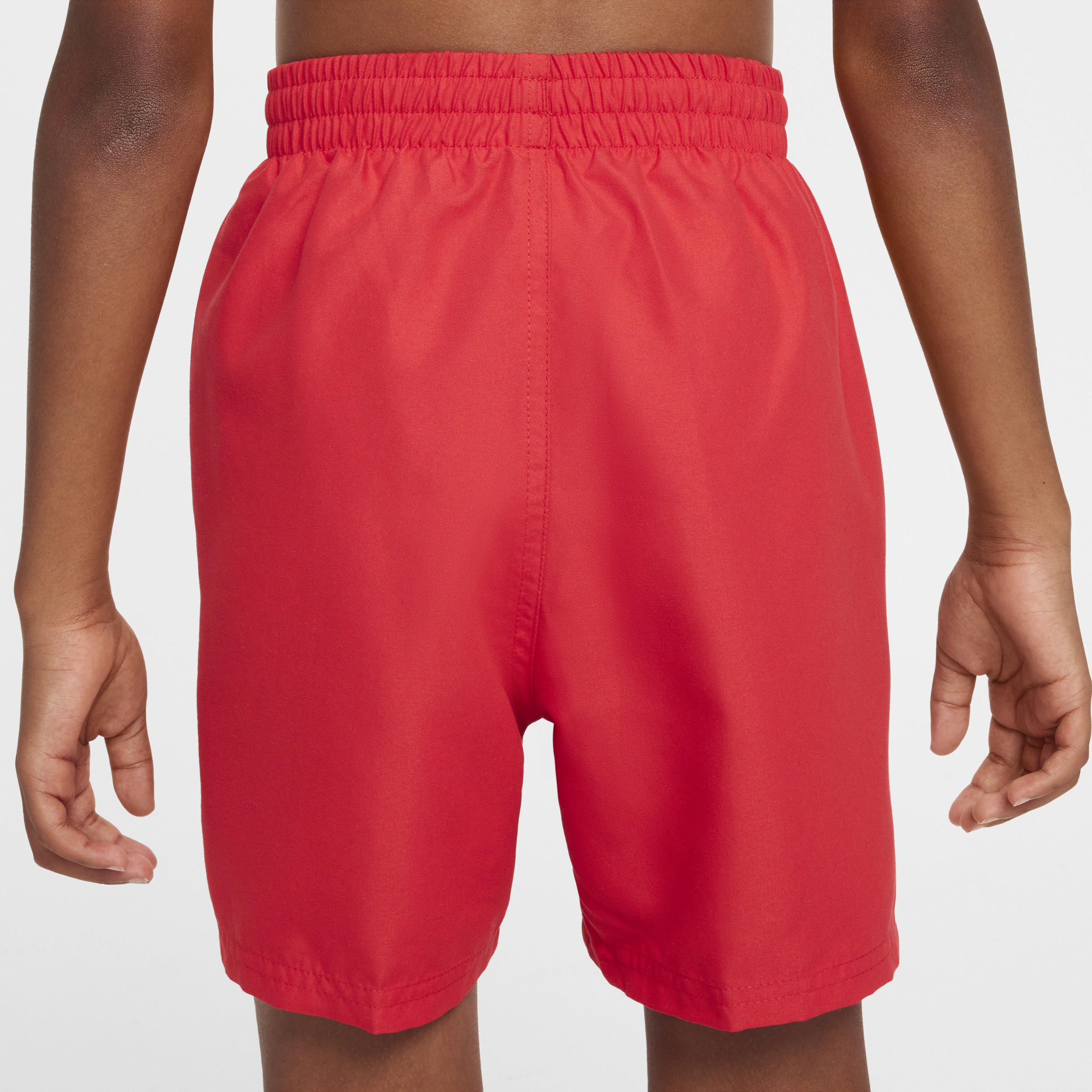 Short de bain et de volley-ball 10 cm Nike pour ado (garçon) - Rouge
