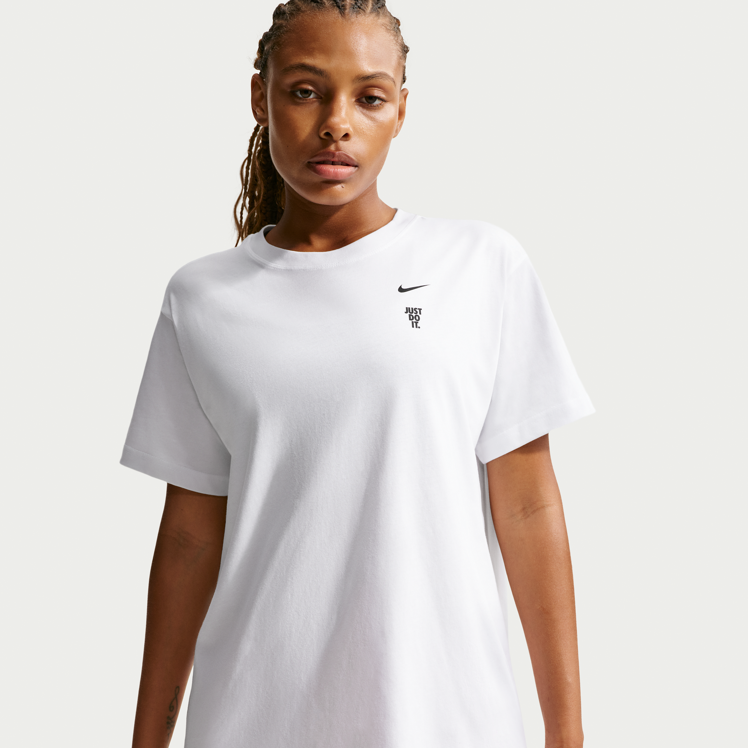 Thumbnail - Nike kurzärmeliges Basketball-T-Shirt (Damen) - Weiß