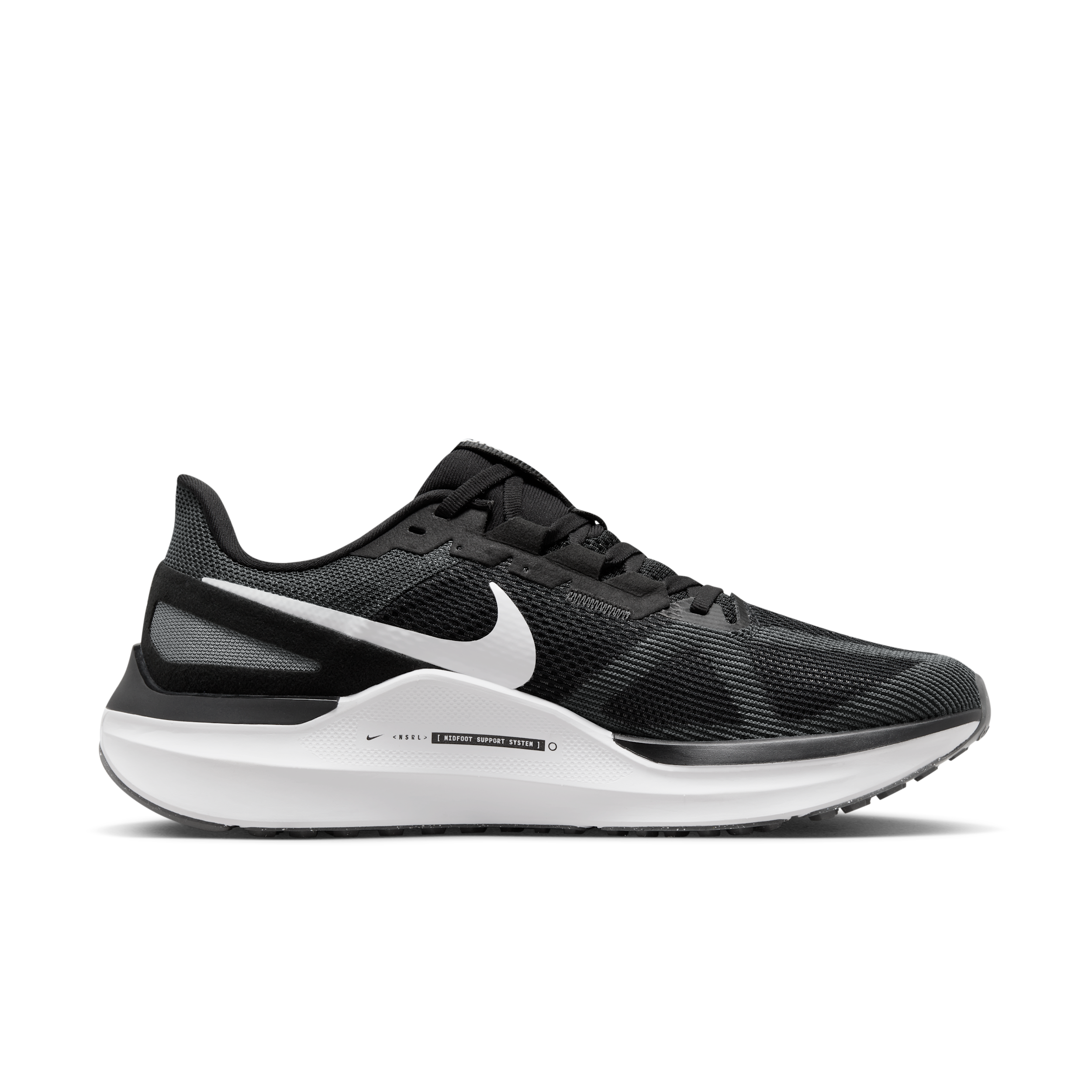 Nike Structure 25 Men's Road Running Shoes - Black - DJ7883-002
