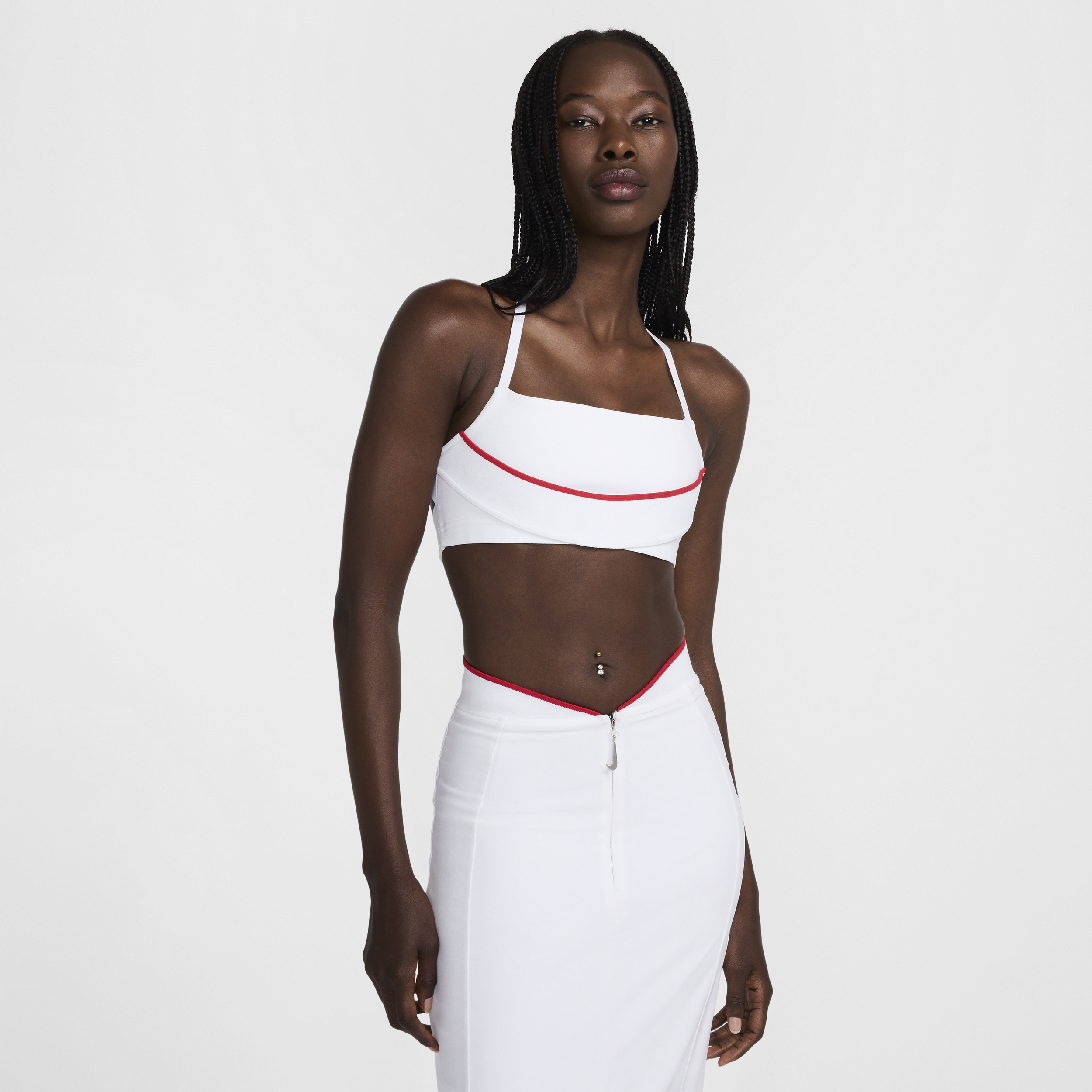 Nike x Jacquemus Womens Bra - White - Polyester/Elastane
