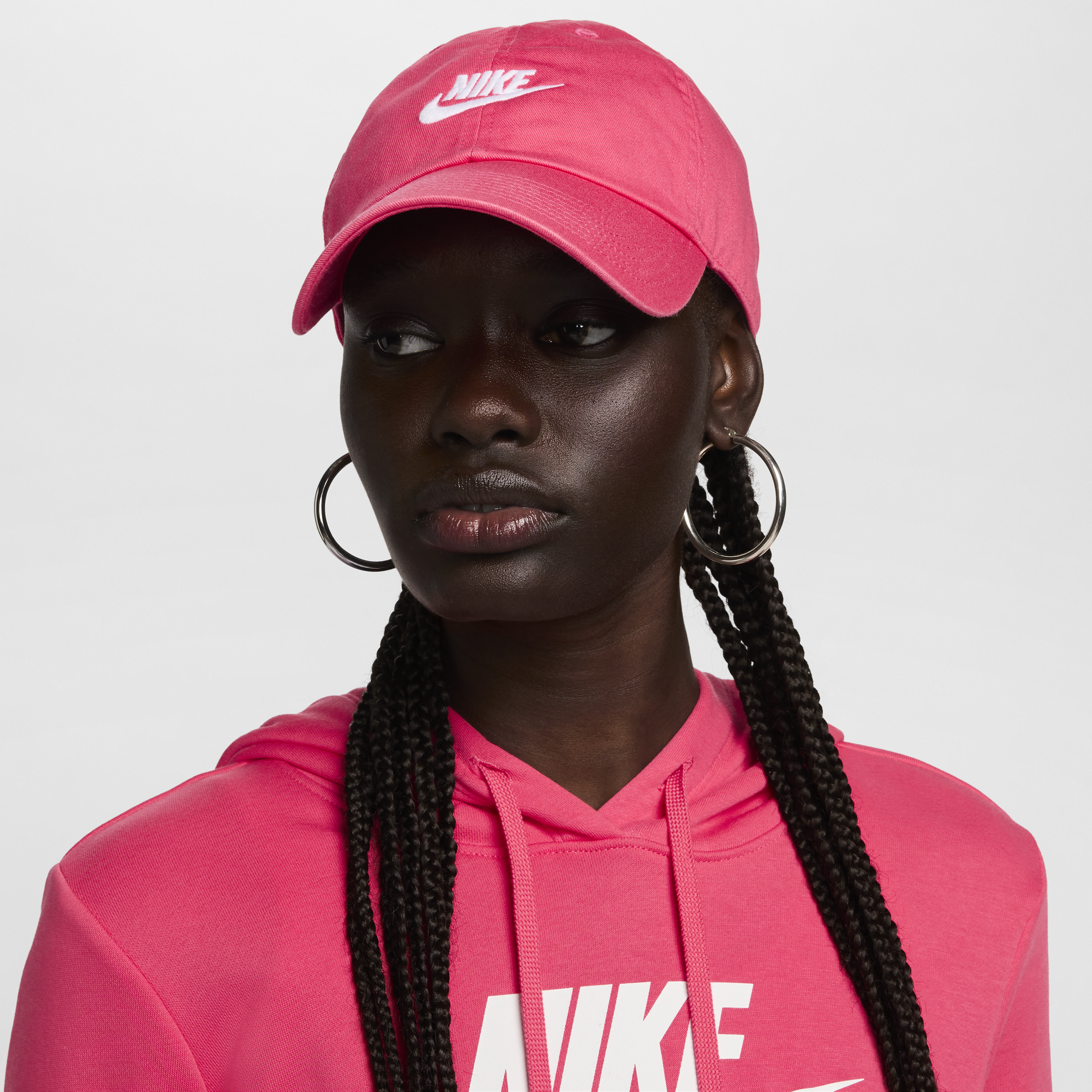 Casquette délavée souple Futura Nike Club pour enfant - Rose