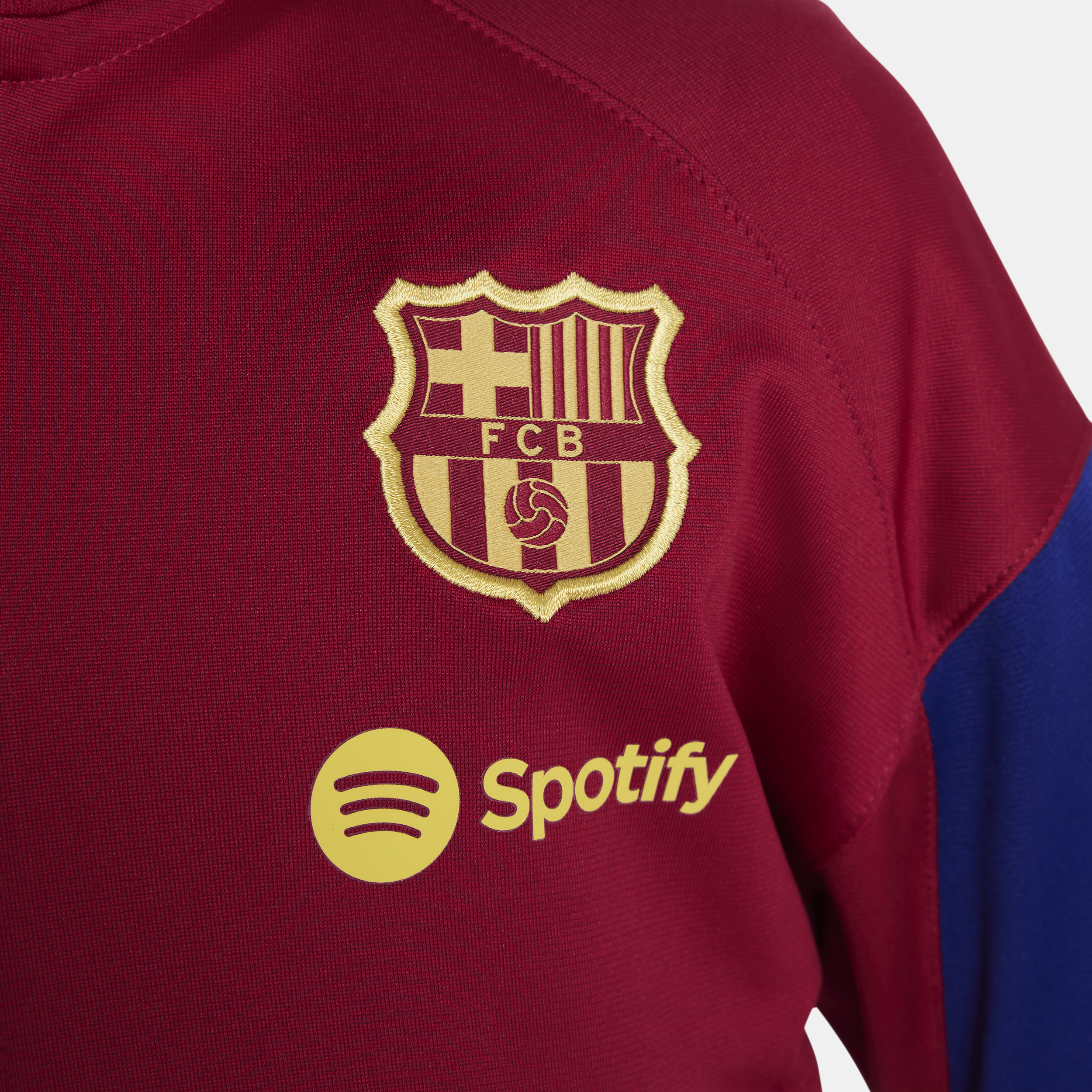 Nike FC Barcelona Strike Dri-FIT knit voetbaltrainingspak voor kleuters Rood