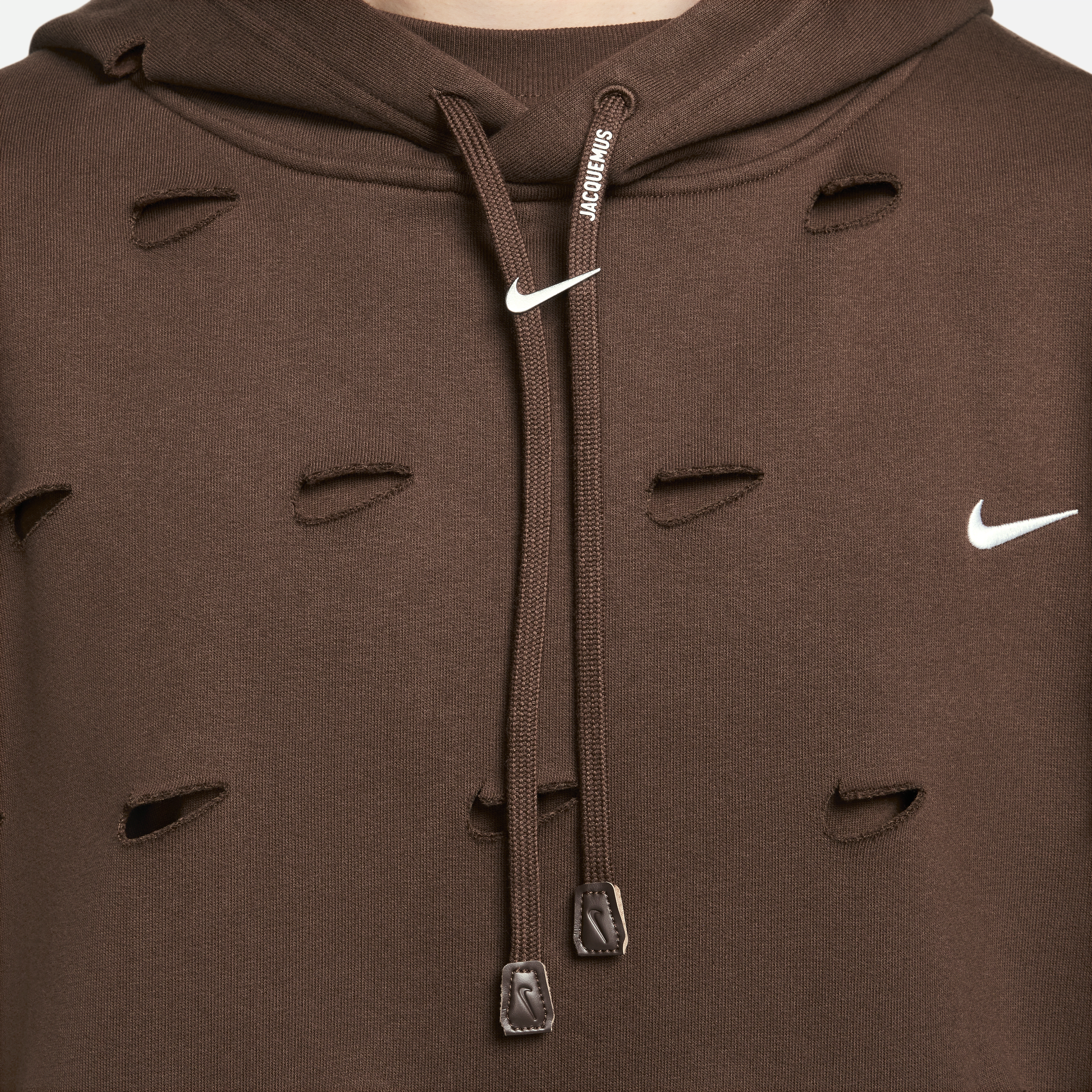 Nike x Jacquemus Swoosh hoodie Bruin