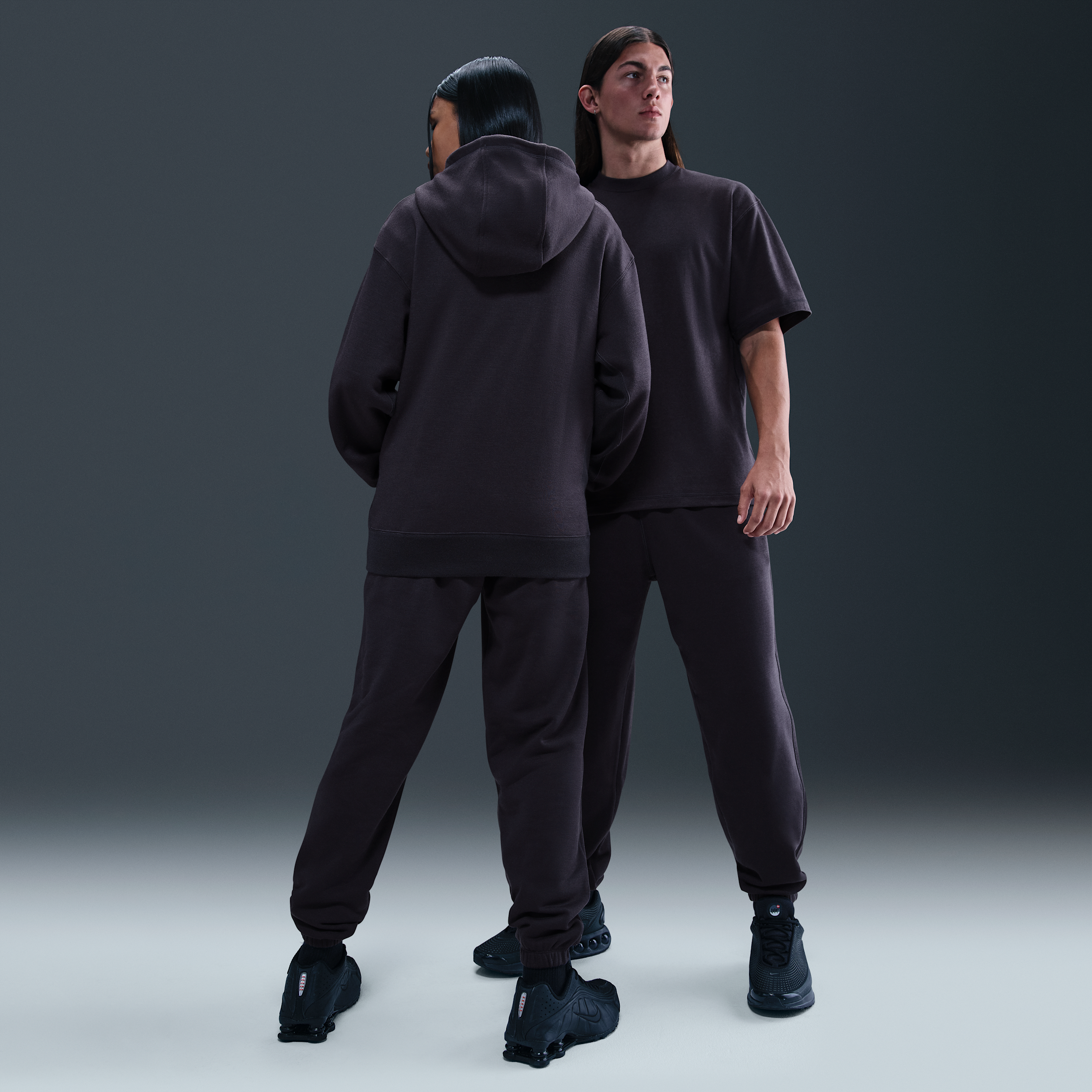 Thumbnail - Nike Wool Classics Fleece-Hose - Lila