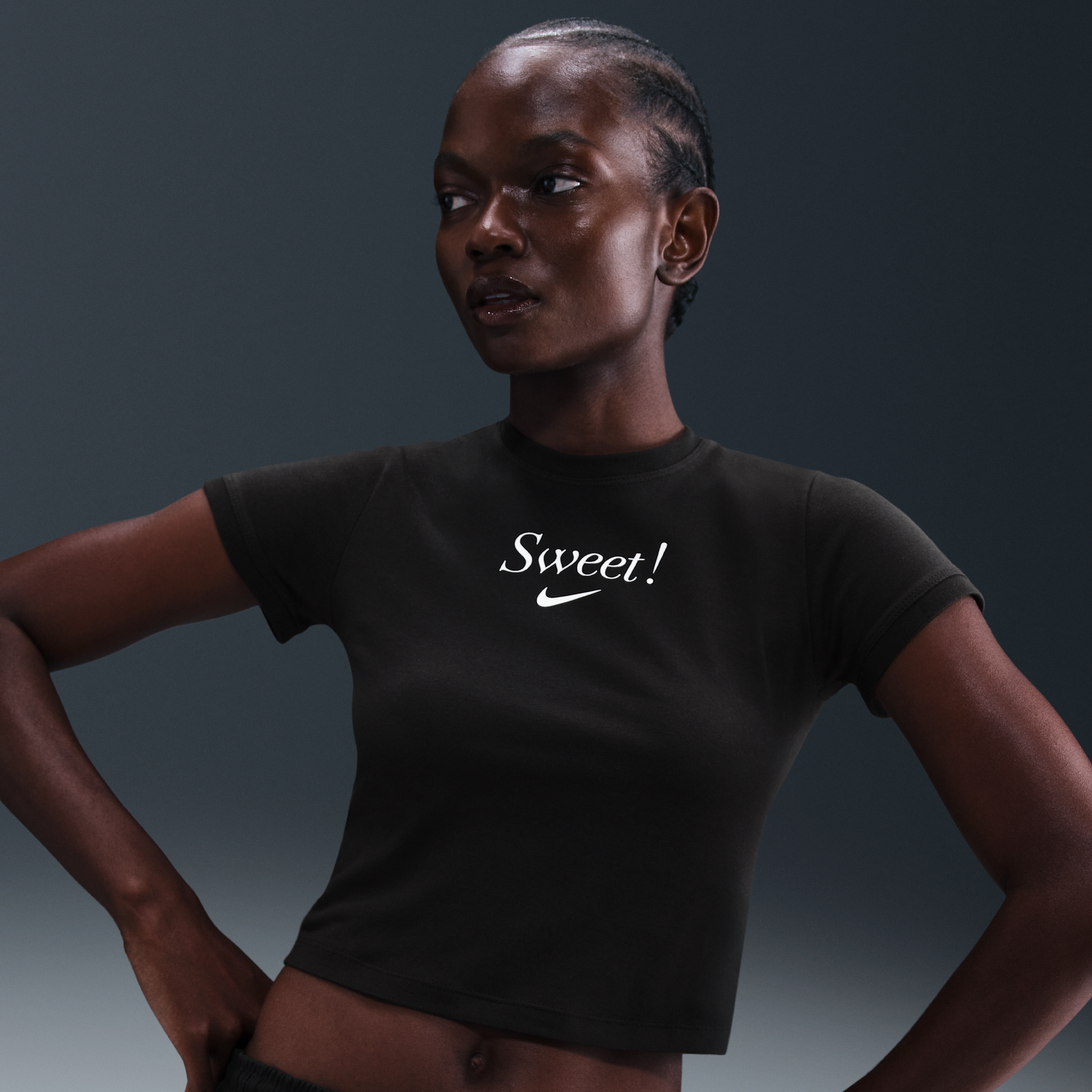 Thumbnail - Nike Damen-T-Shirt - Schwarz