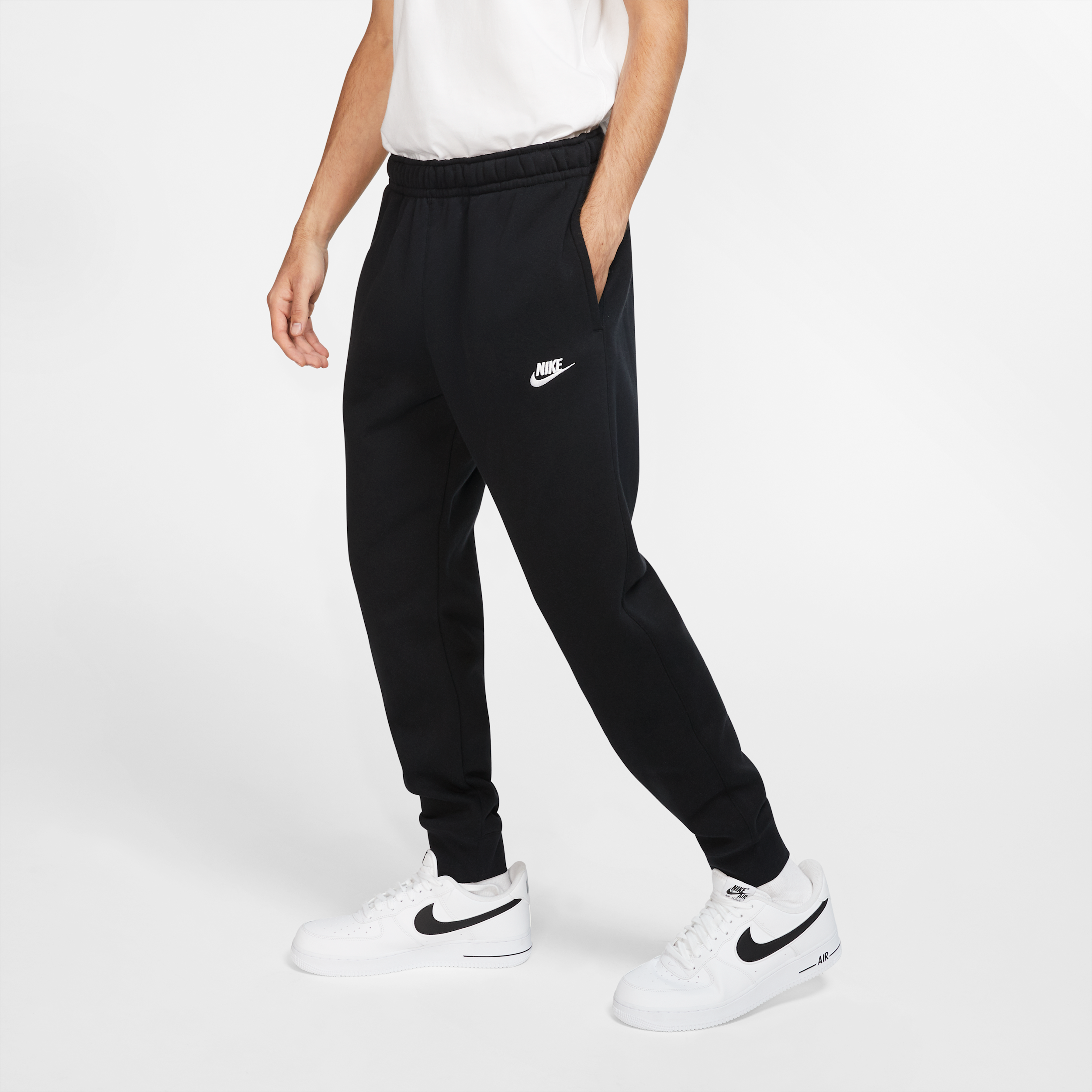 Nike Club Fleece Joggers - Black - Cotton/Polyester