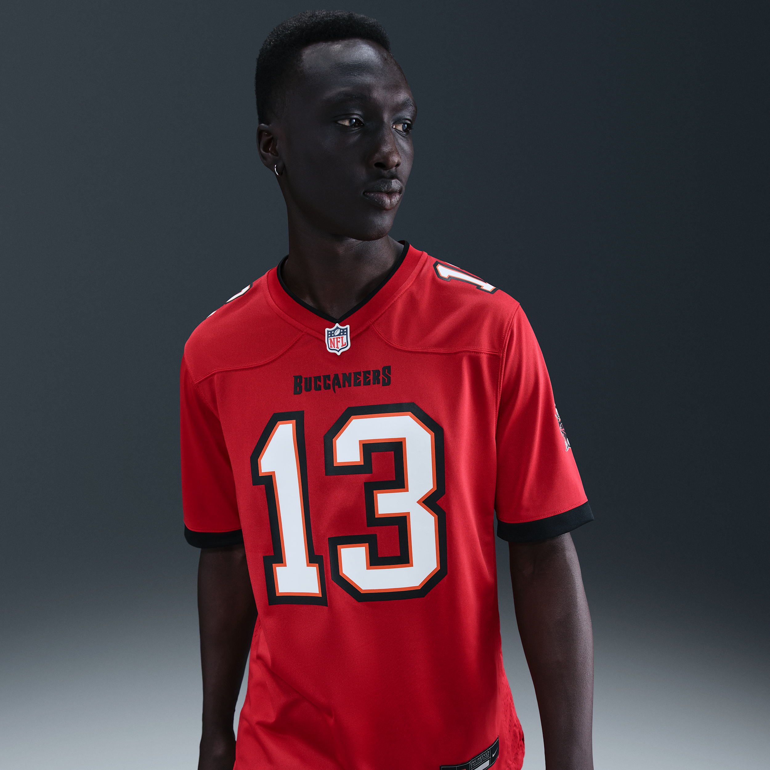 NFL Tampa Bay Buccaneers (Mike Evans)-fodboldtrøje til mænd - rød