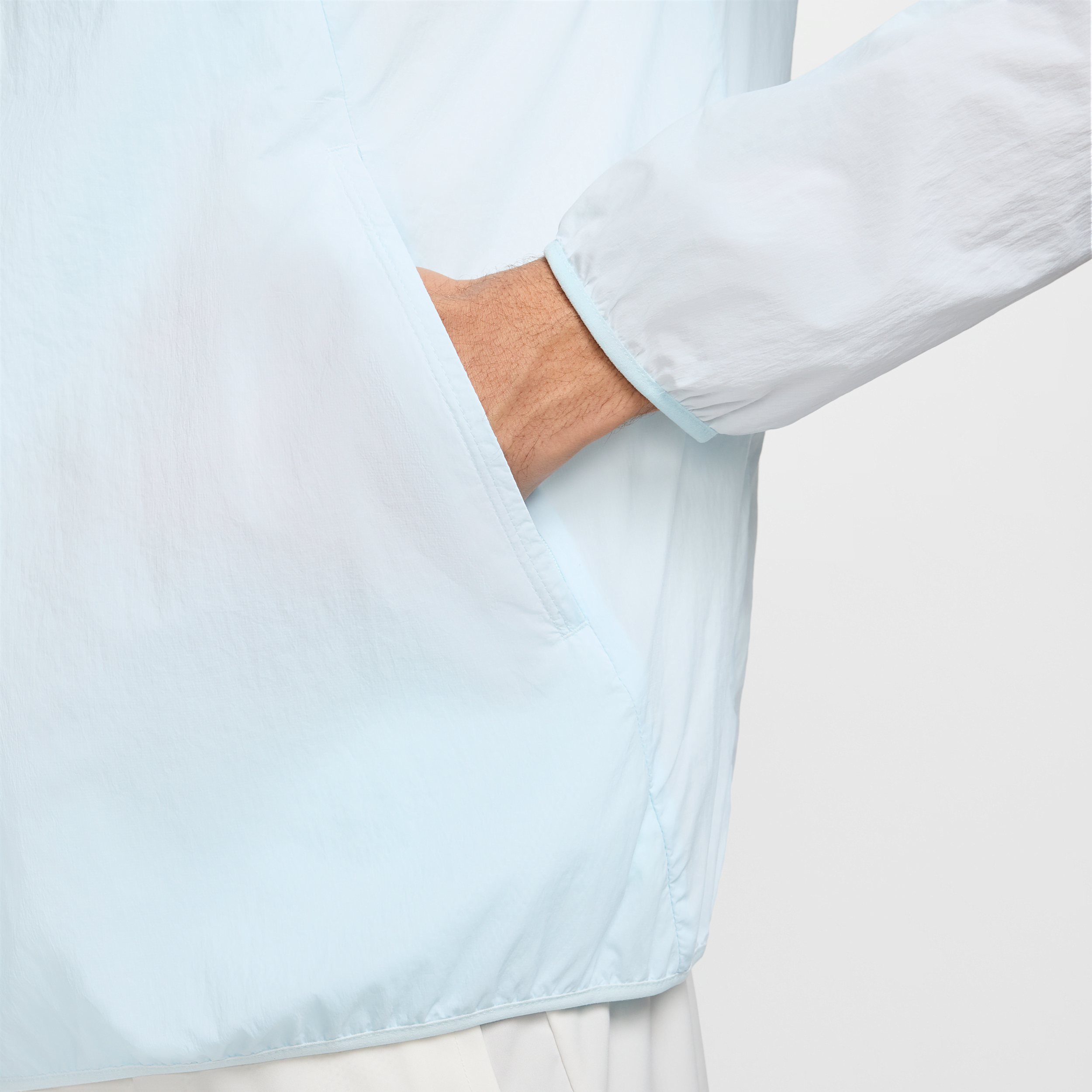 Veste de running déperlante anti-UV Nike Stride pour homme - Bleu