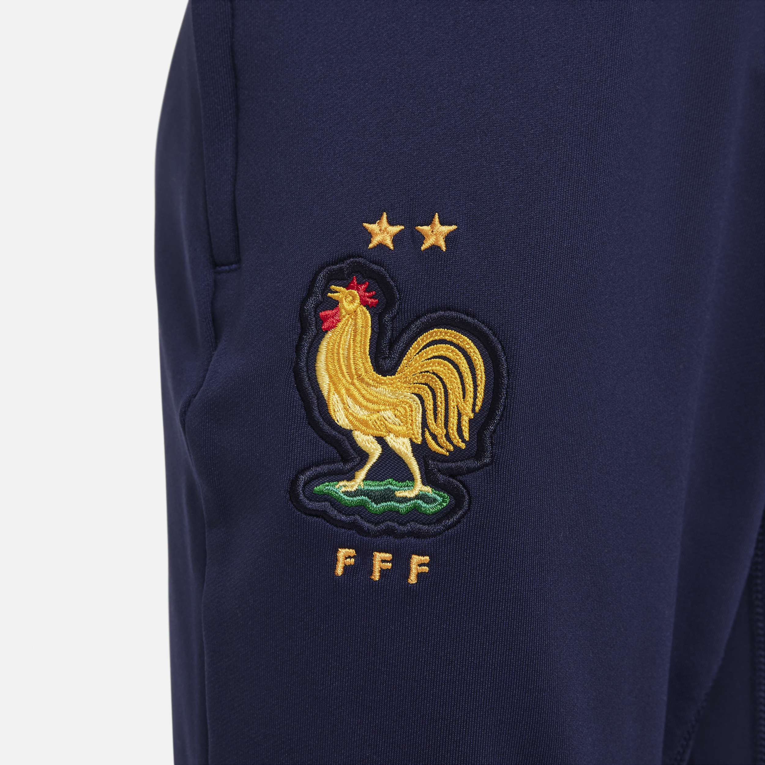 Nike FFF Strike Dri-FIT knit voetbalbroek voor kids Blauw