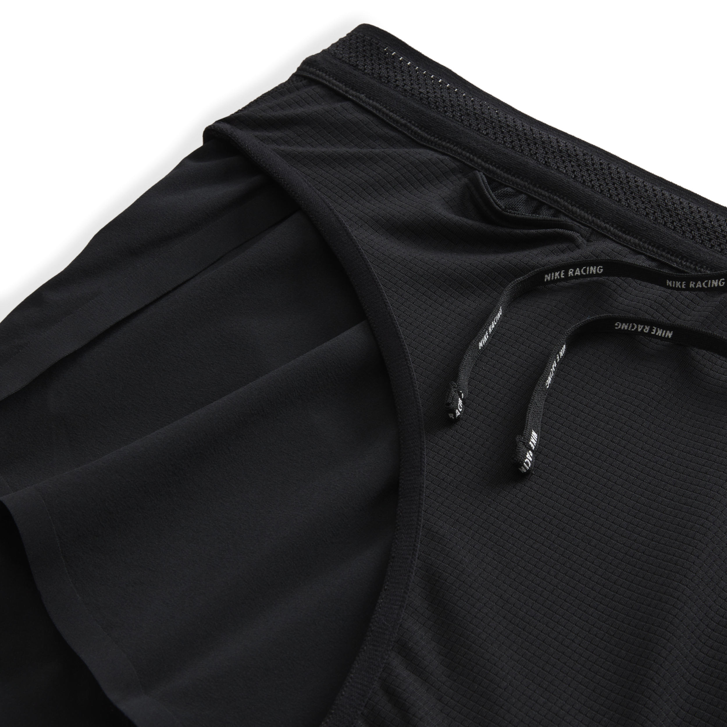 Nike AeroSwift Dri-FIT ADV hardloopshorts met binnenbroek voor heren (5 cm) Zwart