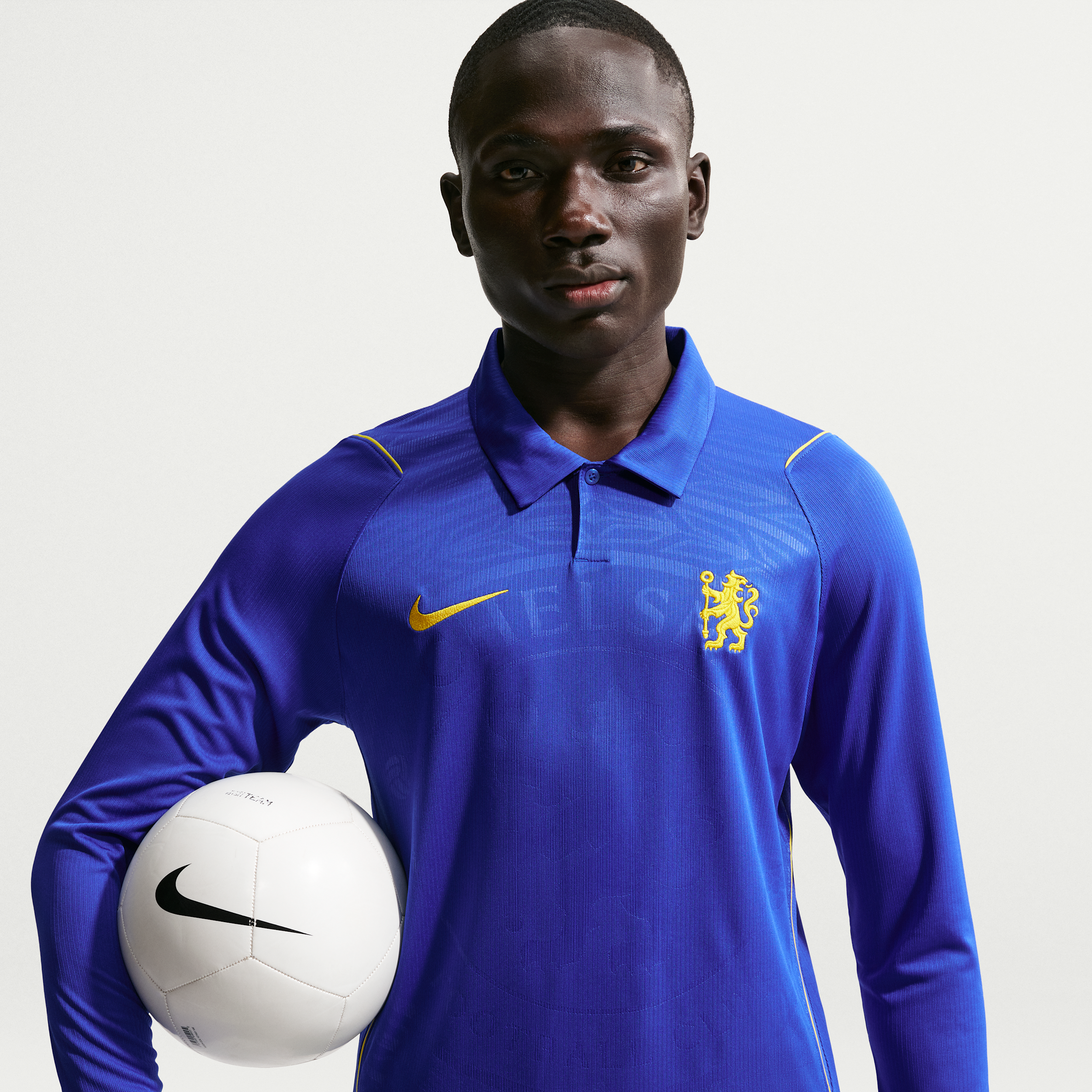 Chelsea FC 2026/27 Stadium Home Nike Dri-FIT Replica-fodboldtrøje med lange ærmer til mænd - blå