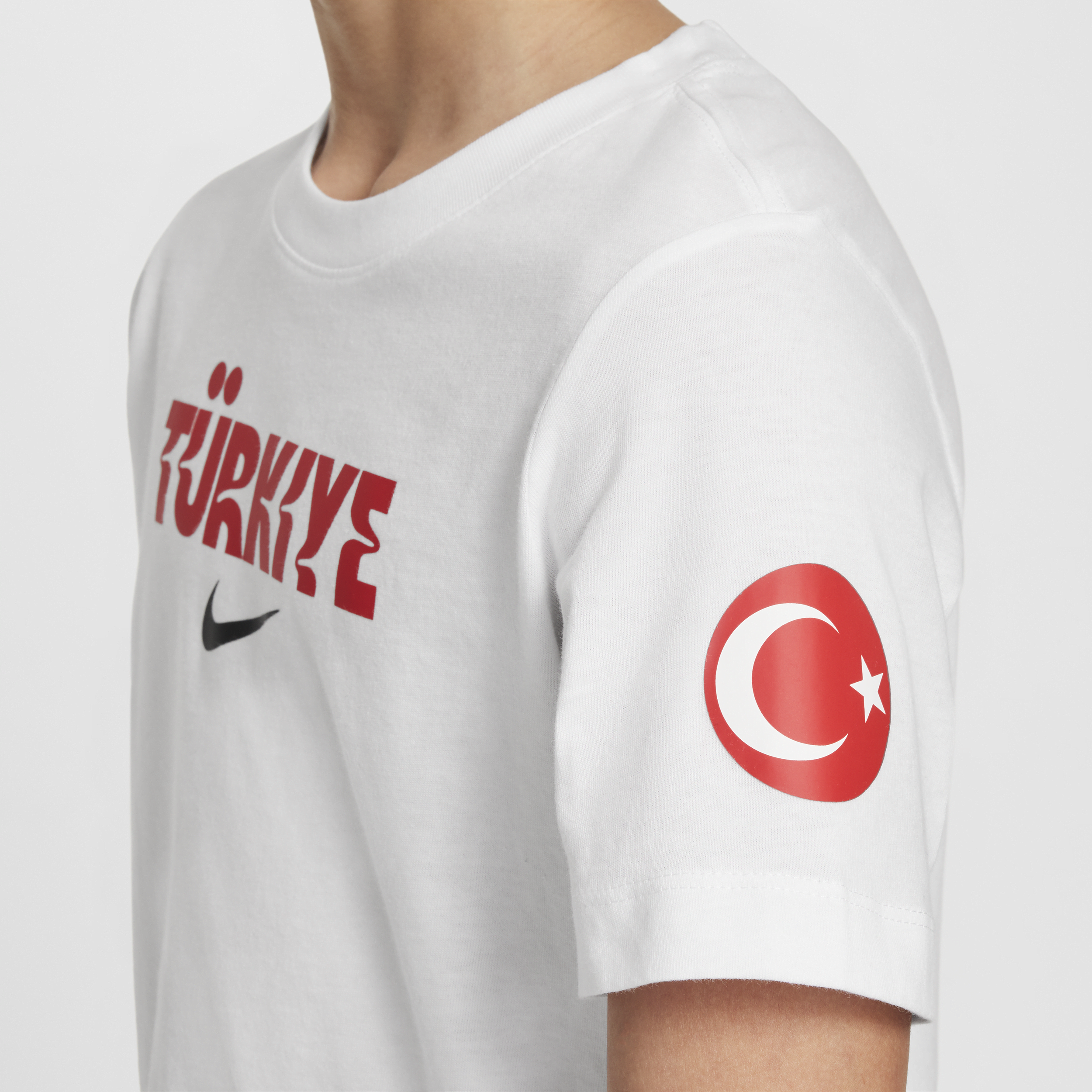 Nike Turkije Crest voetbalshirt voor kids Wit