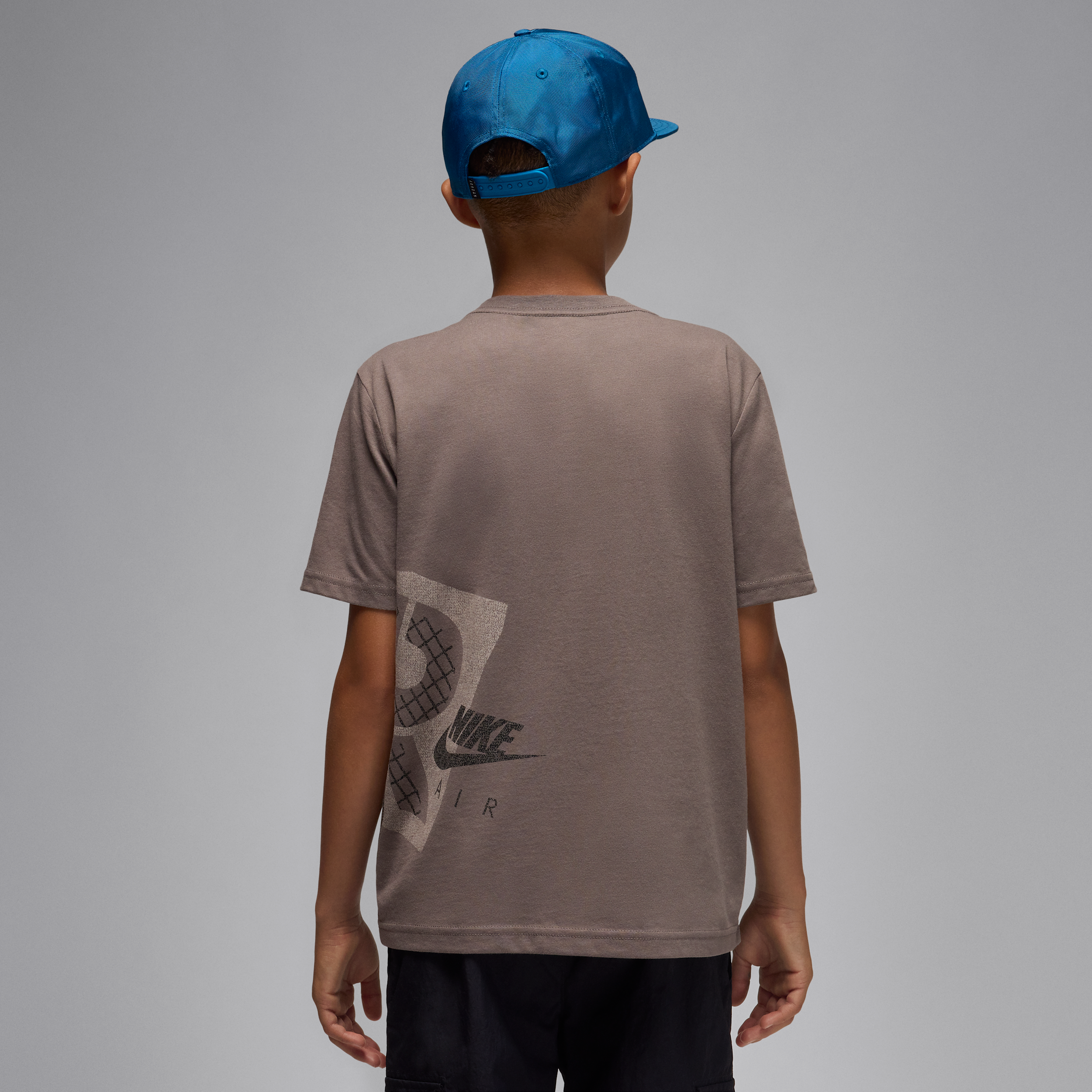 Thumbnail - Jordan Cave Stone 4 Retro T-Shirt (ältere Kinder) - Grau