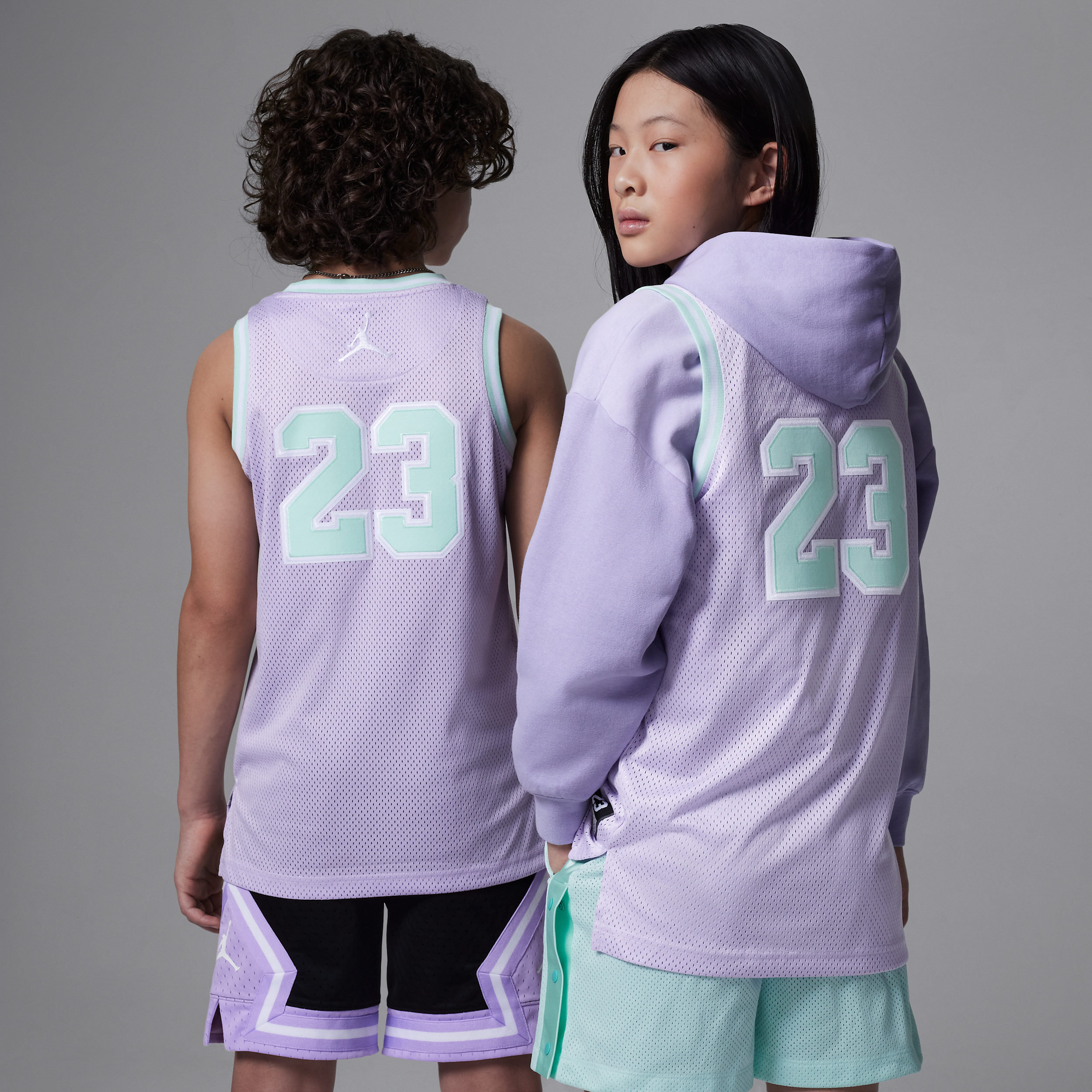 Thumbnail - Jordan 23 Trikot (ältere Kinder) - Lila