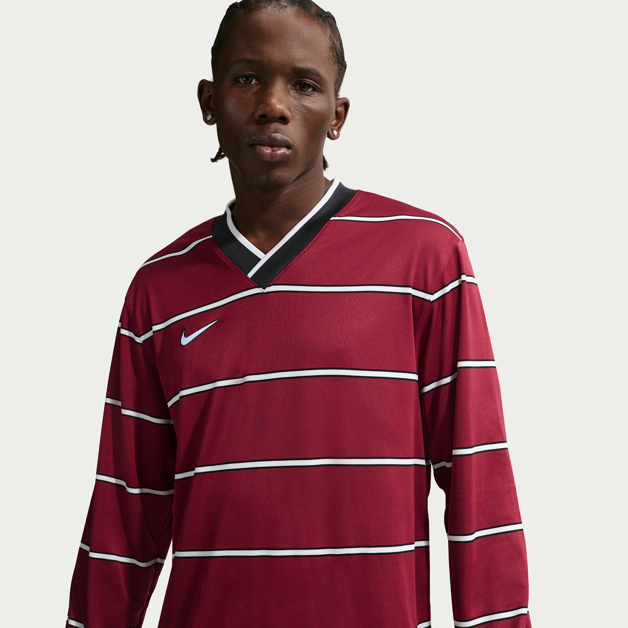 Nike Energy Mens Dri-FIT Soccer Long-Sleeve Football Top - Red