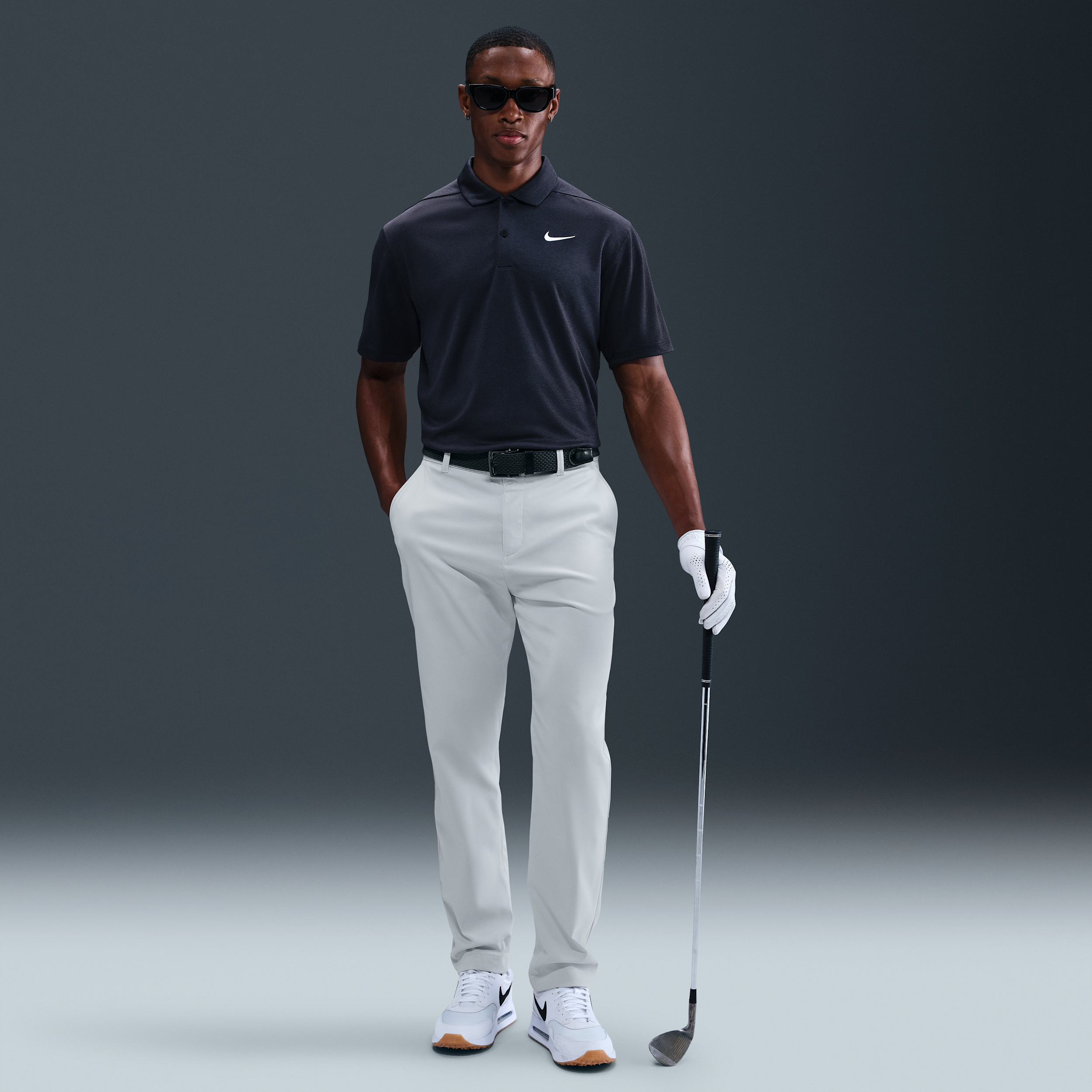 Thumbnail - Nike Tour Repel Chino-Golfhose mit schmaler Passform für Herren - Grau