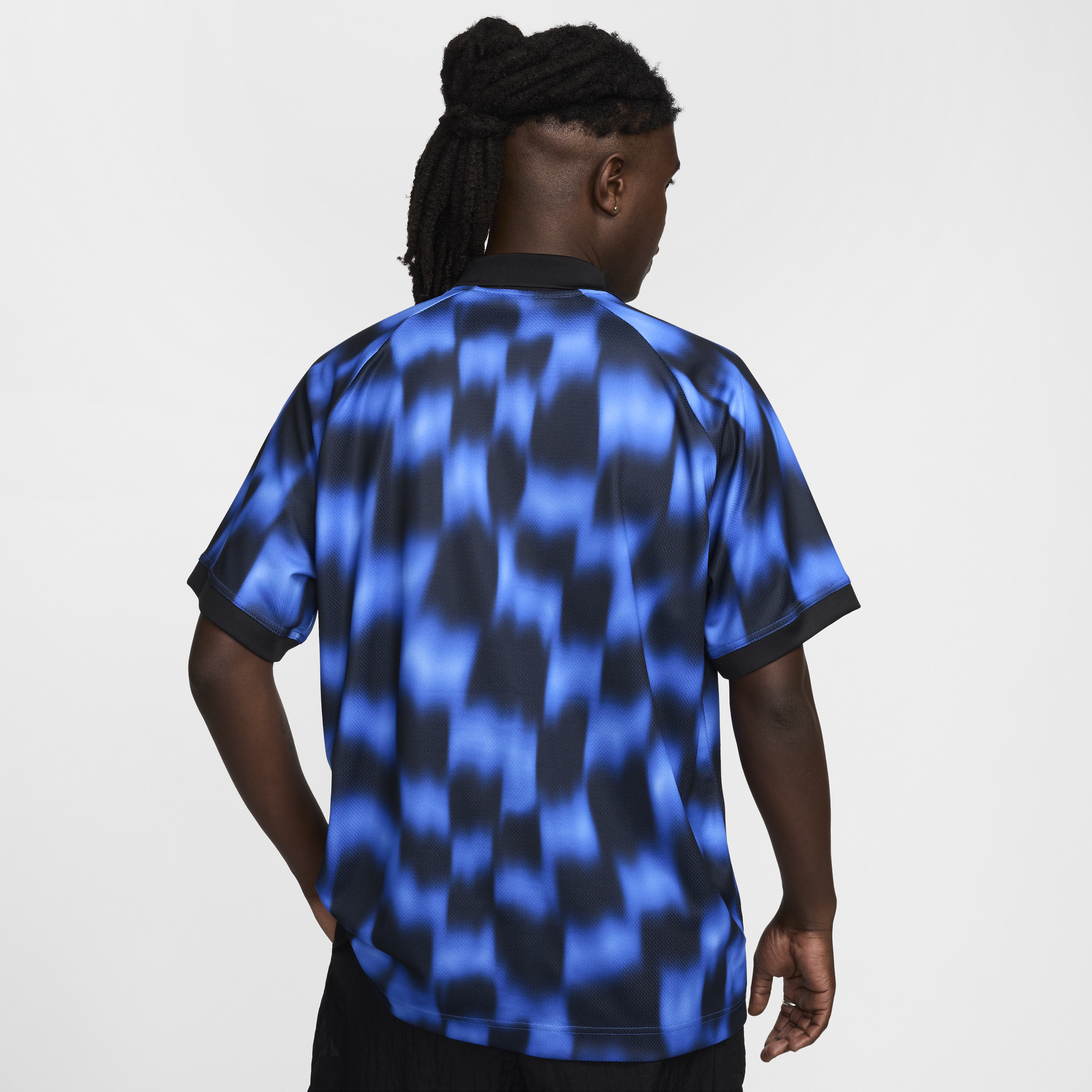 Maillot de foot à manches courtes Dri-FIT Nike Culture of Football pour homme - Bleu