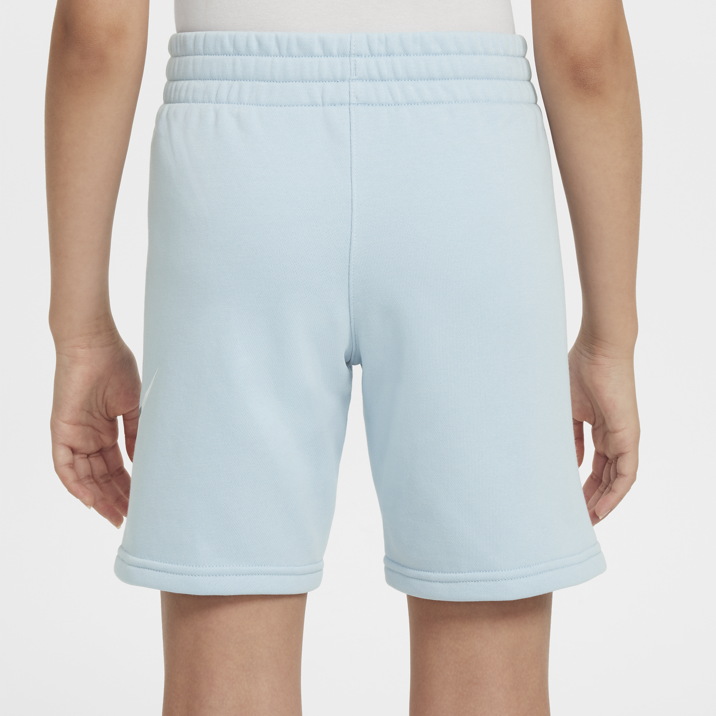Nike Sportswear Club Fleece shorts van sweatstof voor kids Blauw