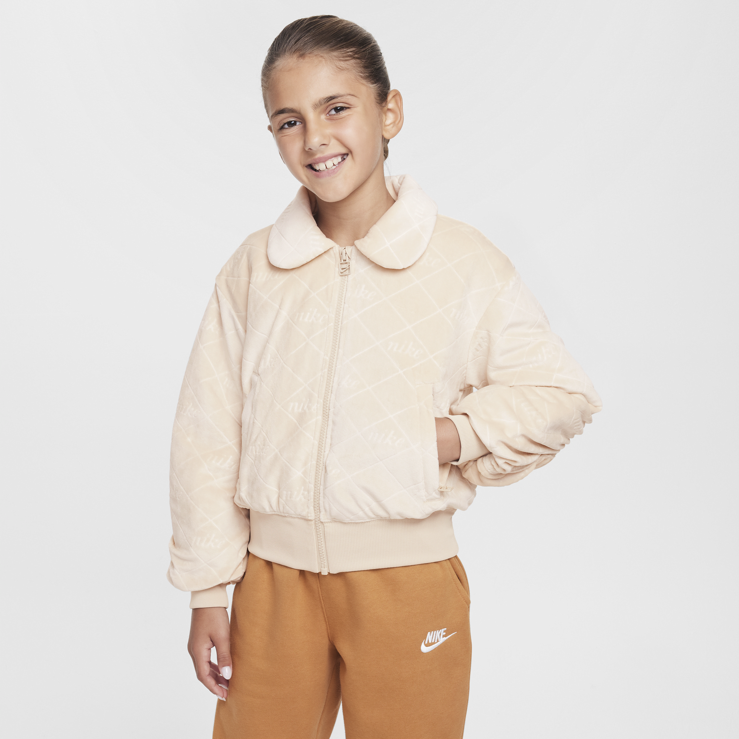 Veste Nike Sportswear pour ado (fille) - Marron