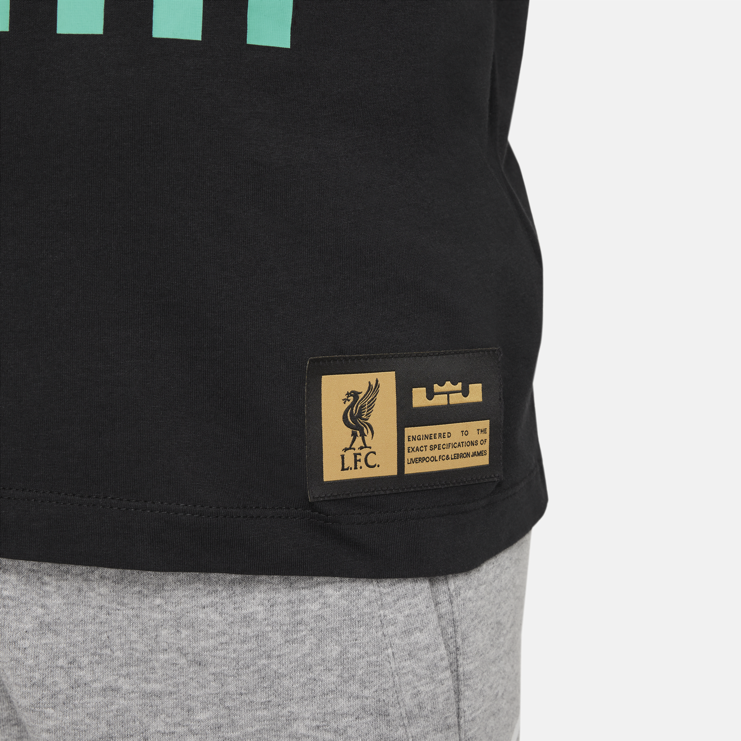 Nike LeBron x Liverpool FC voetbalshirt voor kids Zwart