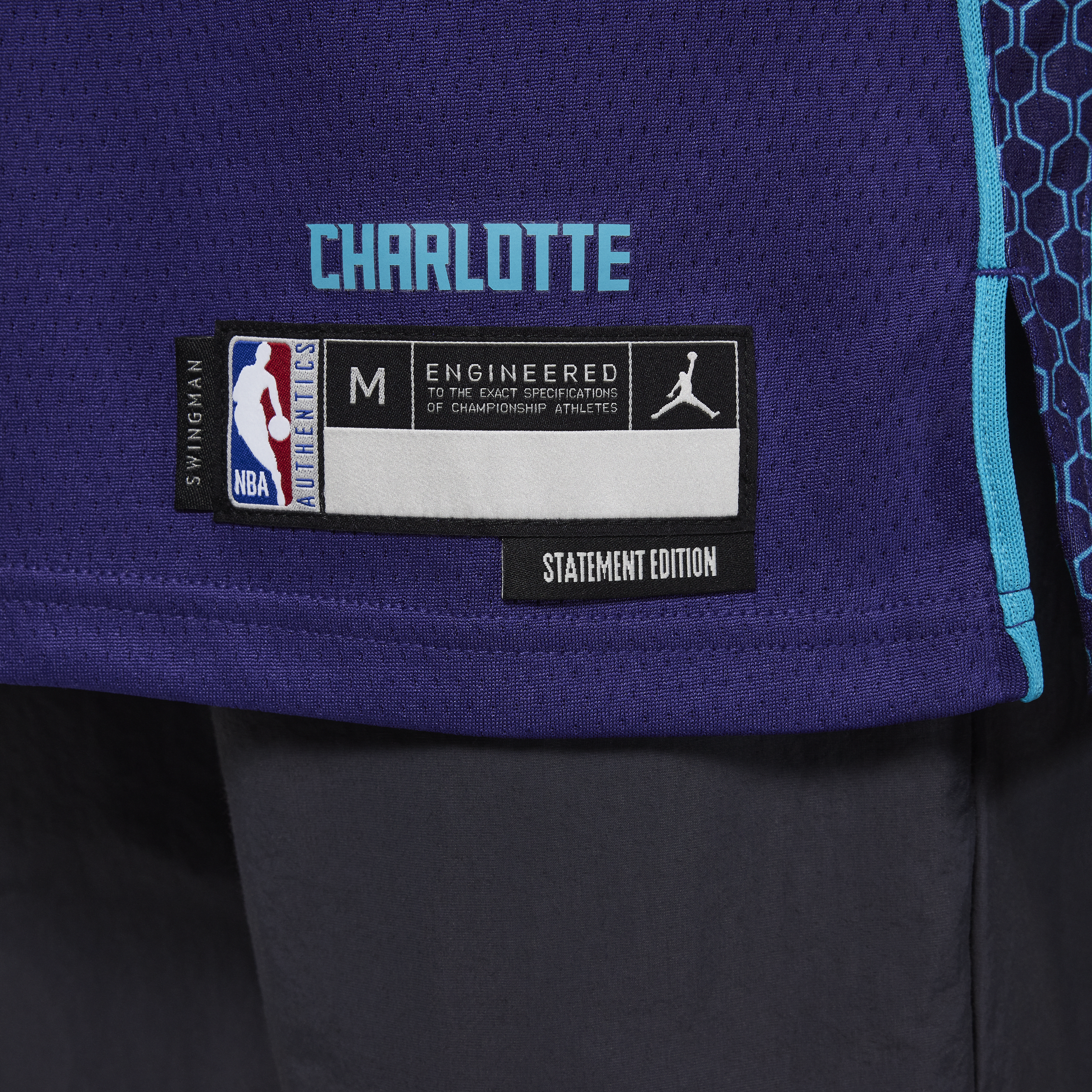 Maillot Jordan Dri-FIT NBA Swingman LaMelo Ball Charlotte Hornets IconStatement Edition pour ado - Pourpre