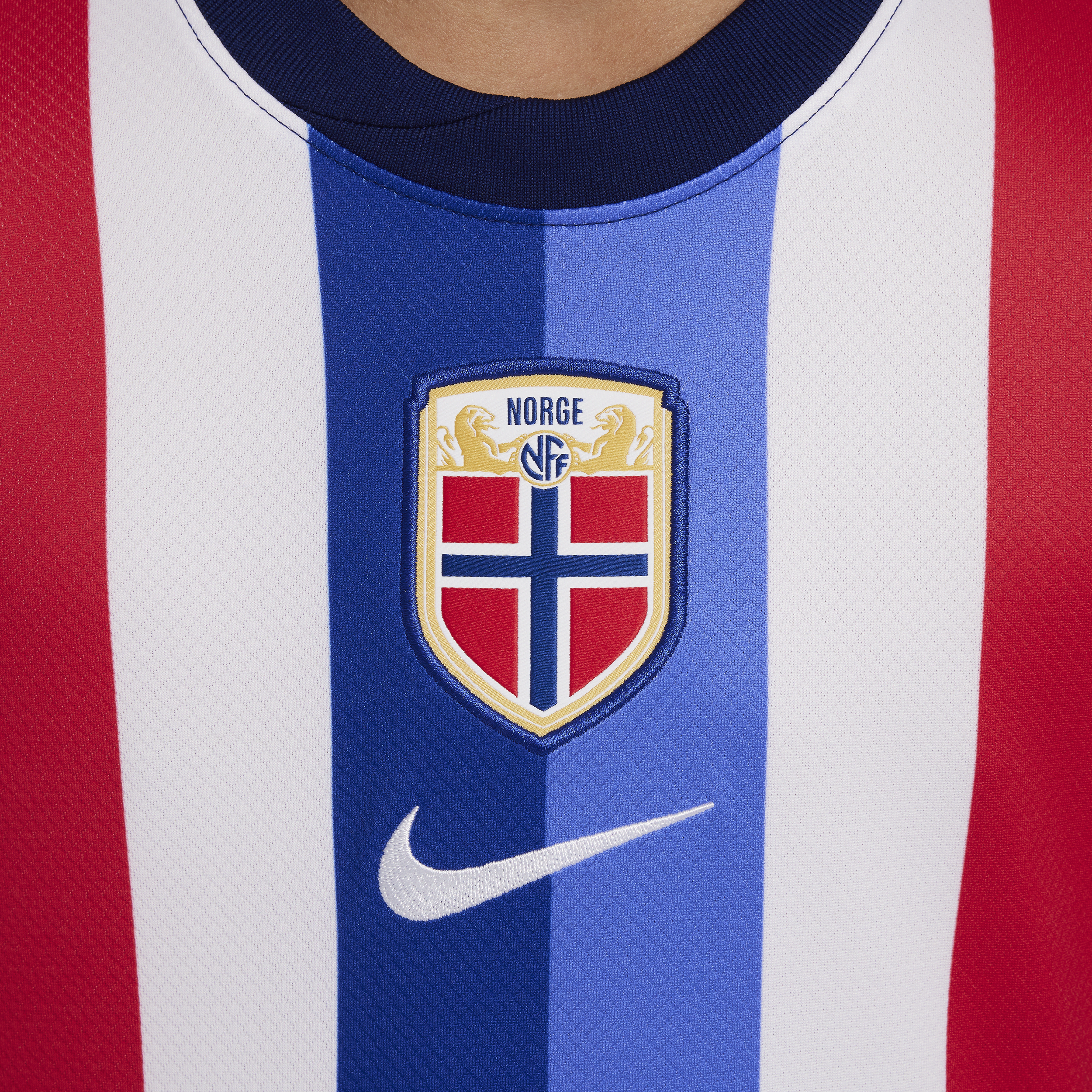 Nike Noorwegen (herenelftal) 2024 25 Stadium Thuis Dri-FIT replica voetbalshirt voor kids Rood