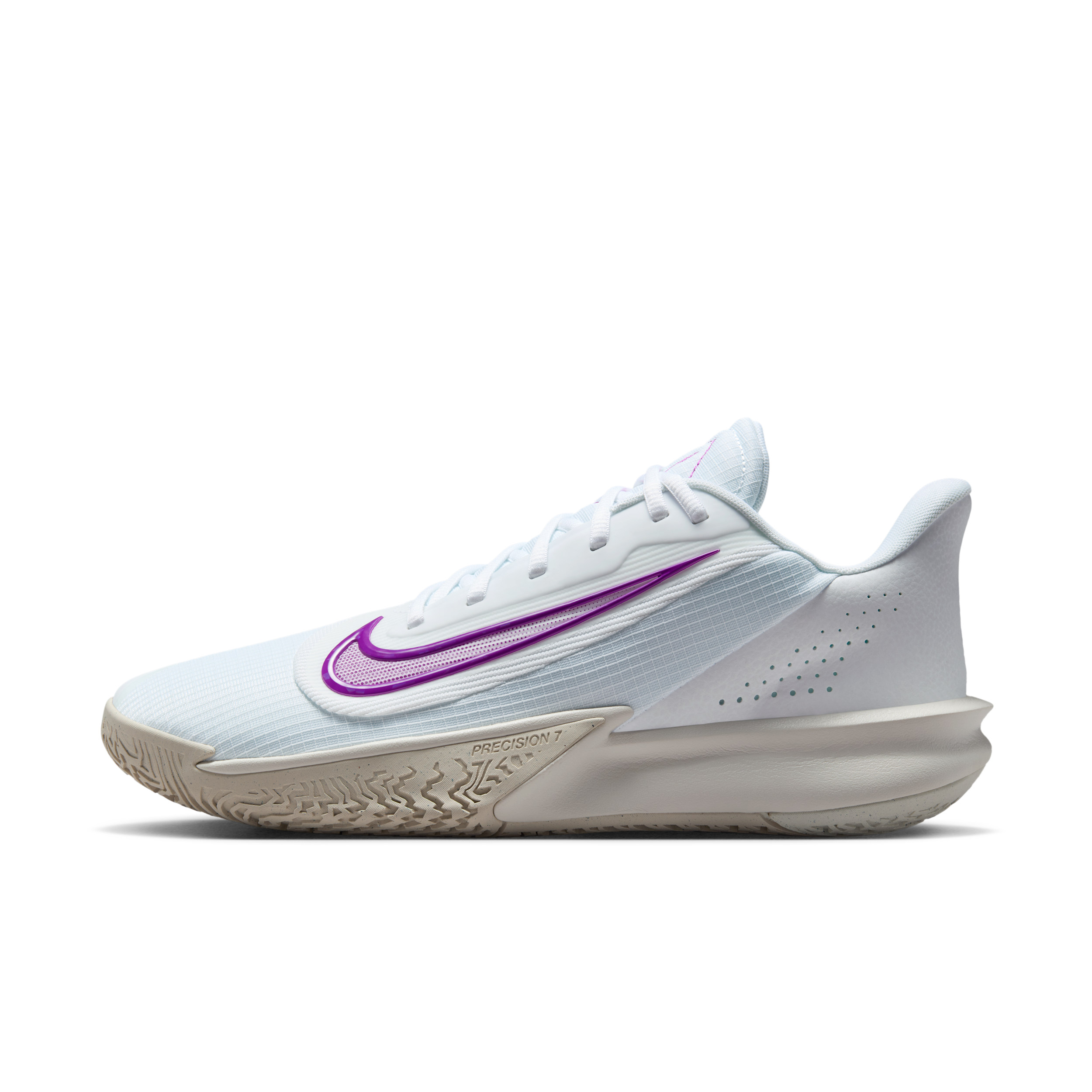 Thumbnail - Nike Precision 7 Basketballschuh - Weiß