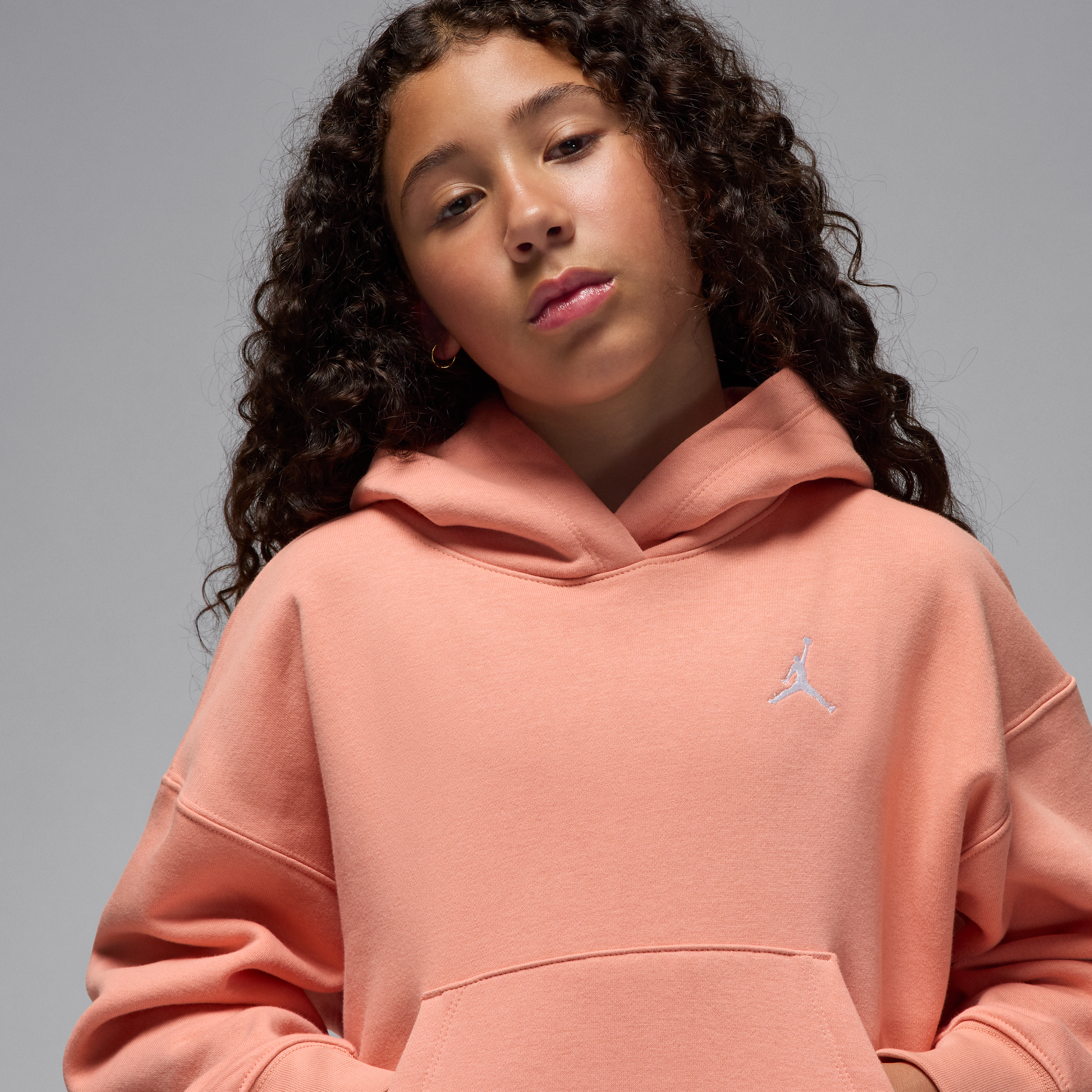 Thumbnail - Jordan Brooklyn Fleece-Hoodie (ältere Kinder) - Orange