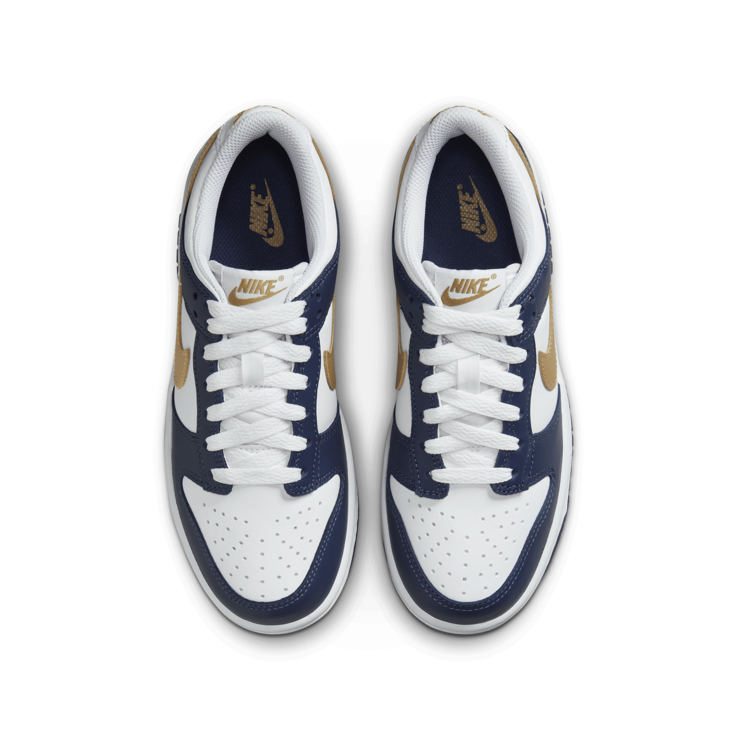 Chaussure Nike Dunk Low pour ado - Blanc