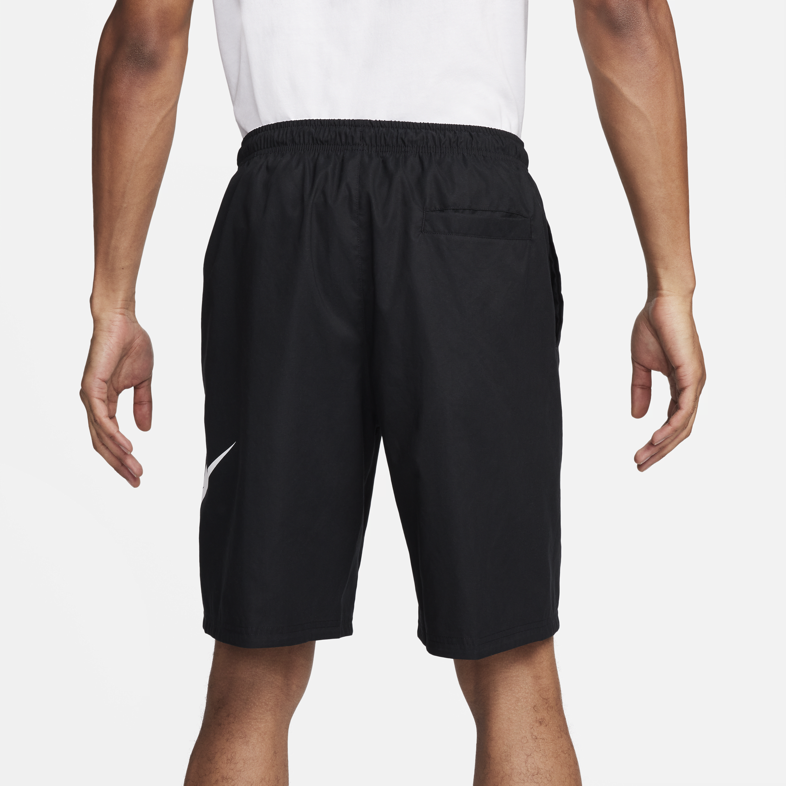 Nike Club geweven herenshorts Zwart