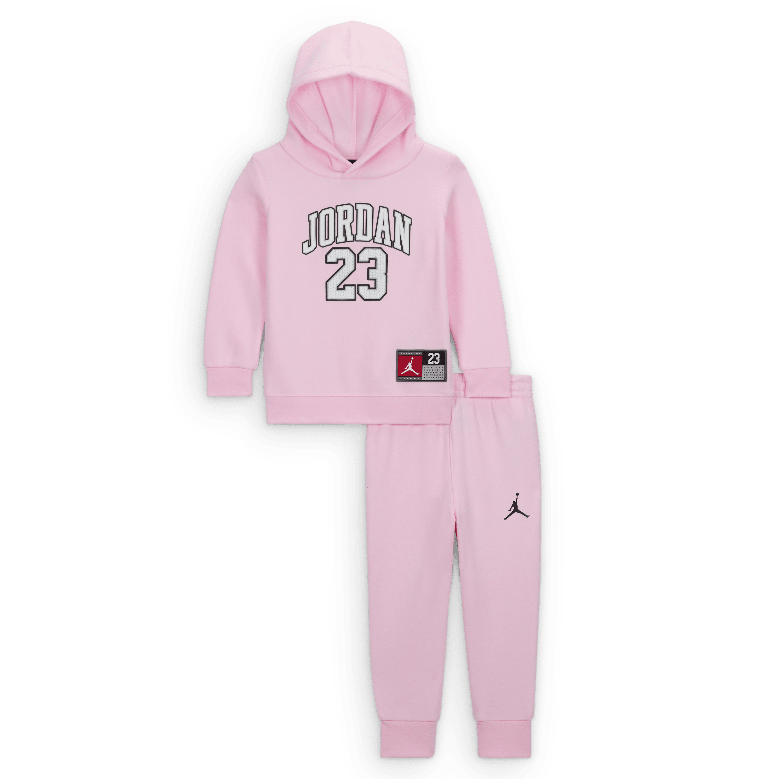 Ensemble deux pièces avec pull en jersey Jordan pour bébé (12-24 mois) - Rose