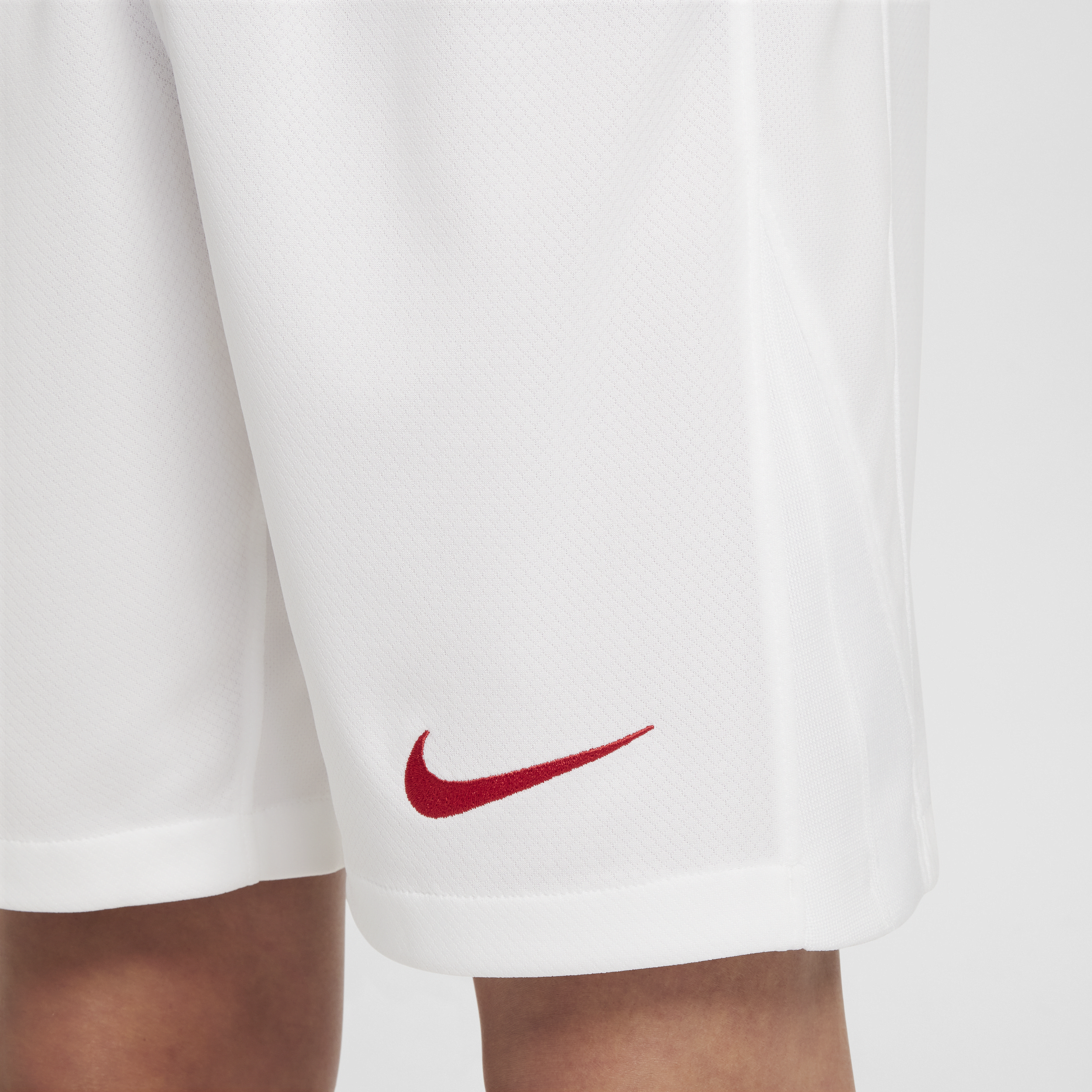 Nike Turkije 2024 25 Stadium Thuis Uit replica voetbalshorts met Dri-FIT voor kids Wit