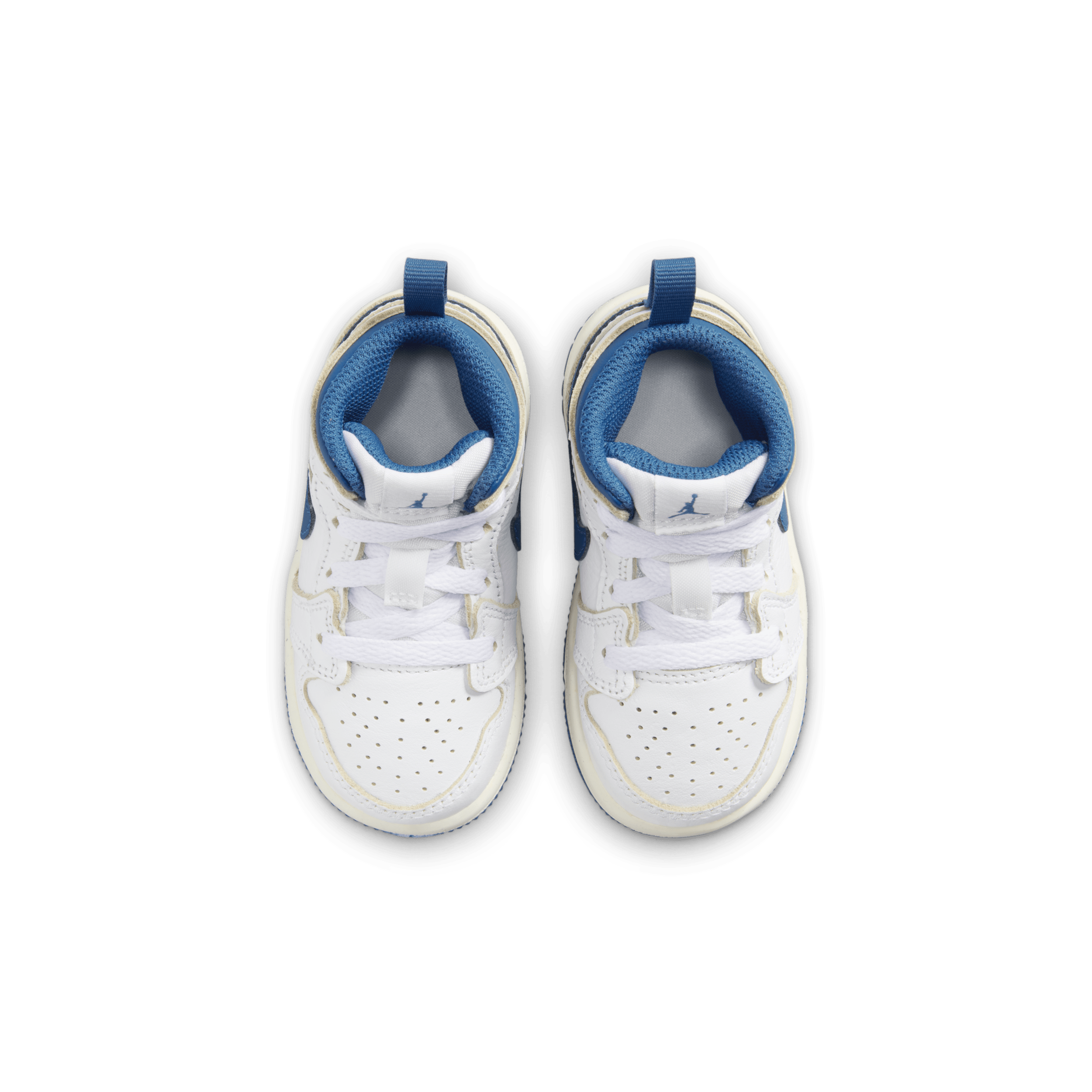 Chaussure Jordan 1 Mid SE pour bébé et tout-petit - Blanc