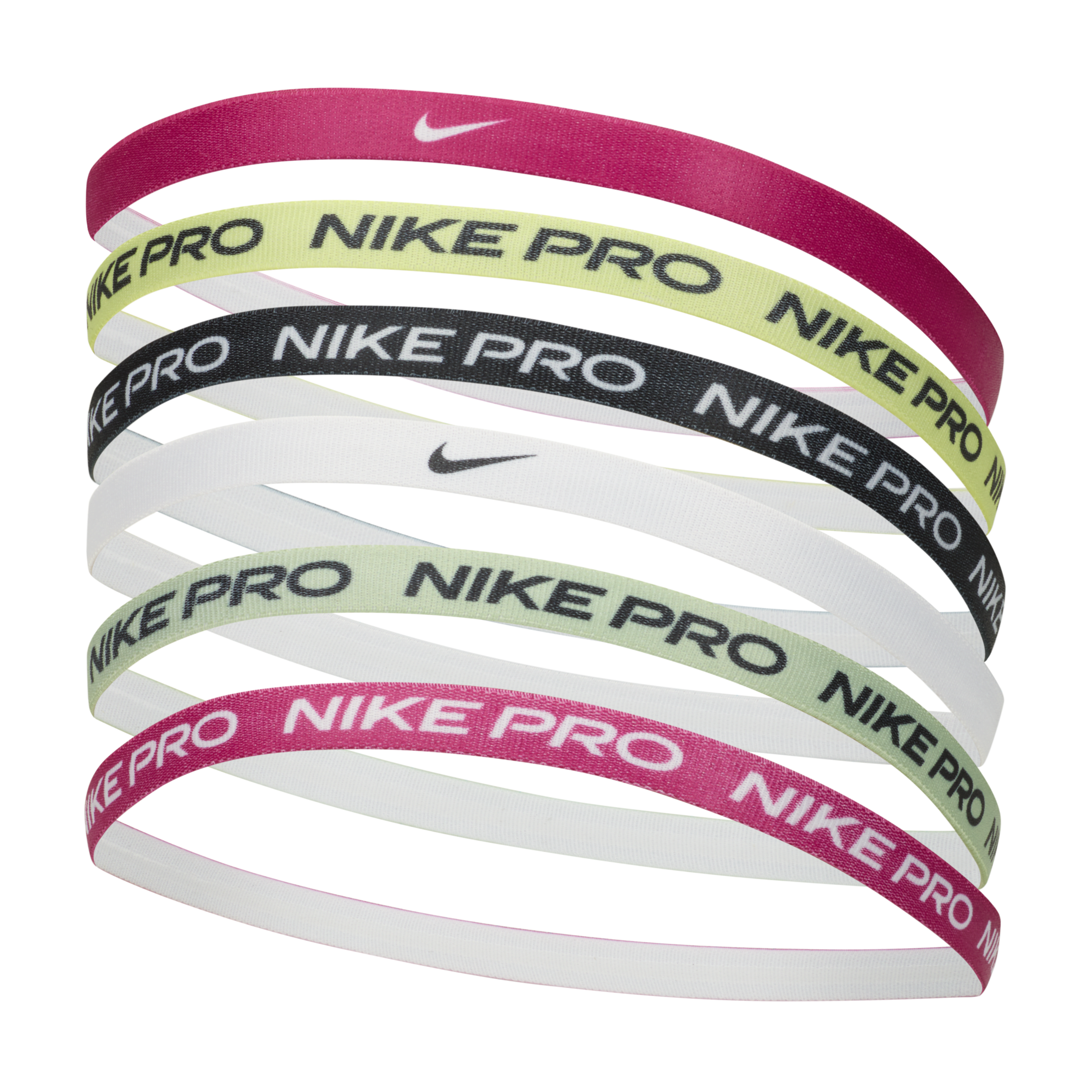 Nike Hoofdbanden met print (6 stuks) Roze